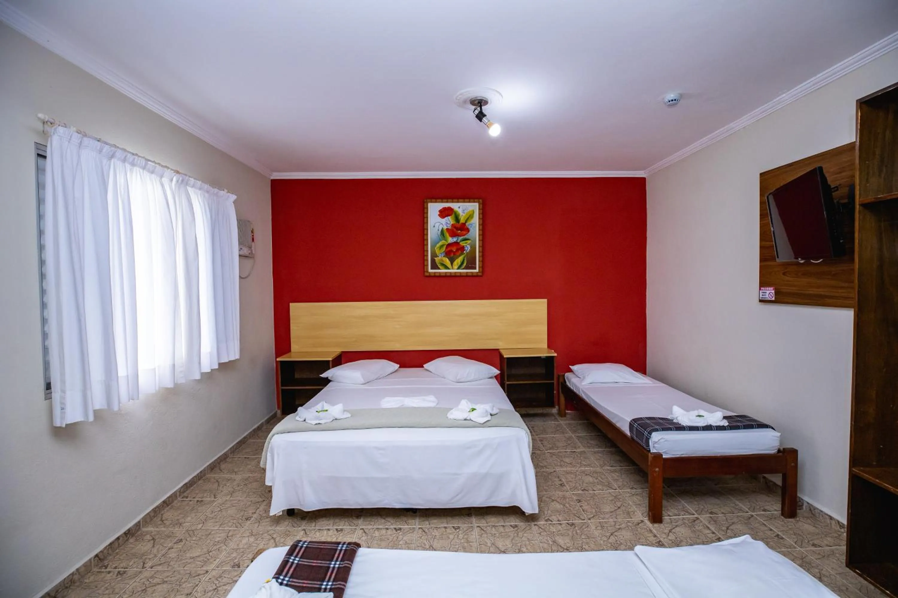 Bedroom, Bed in Hotel Venice Ubatuba