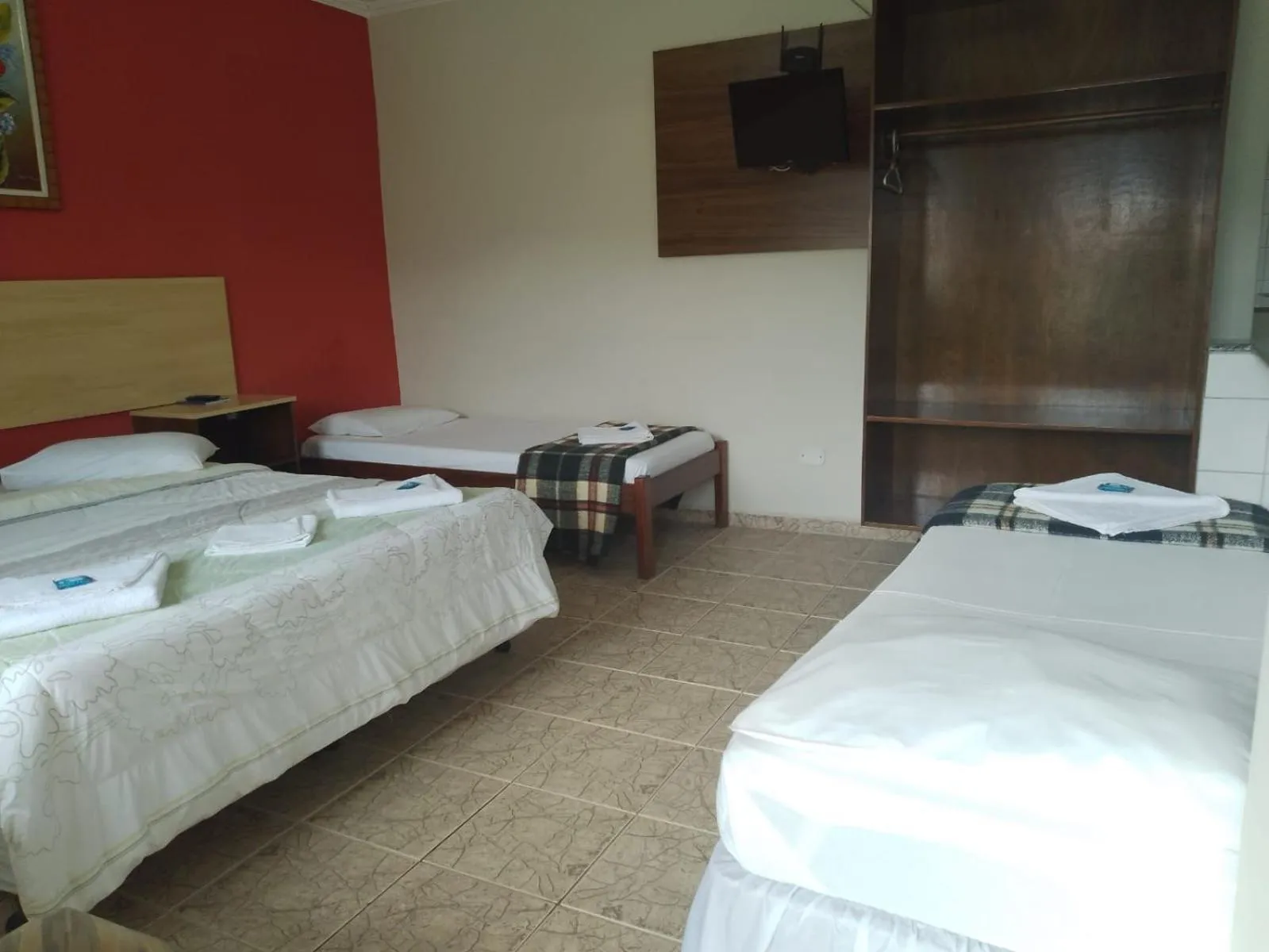 Bed in Hotel Venice Ubatuba