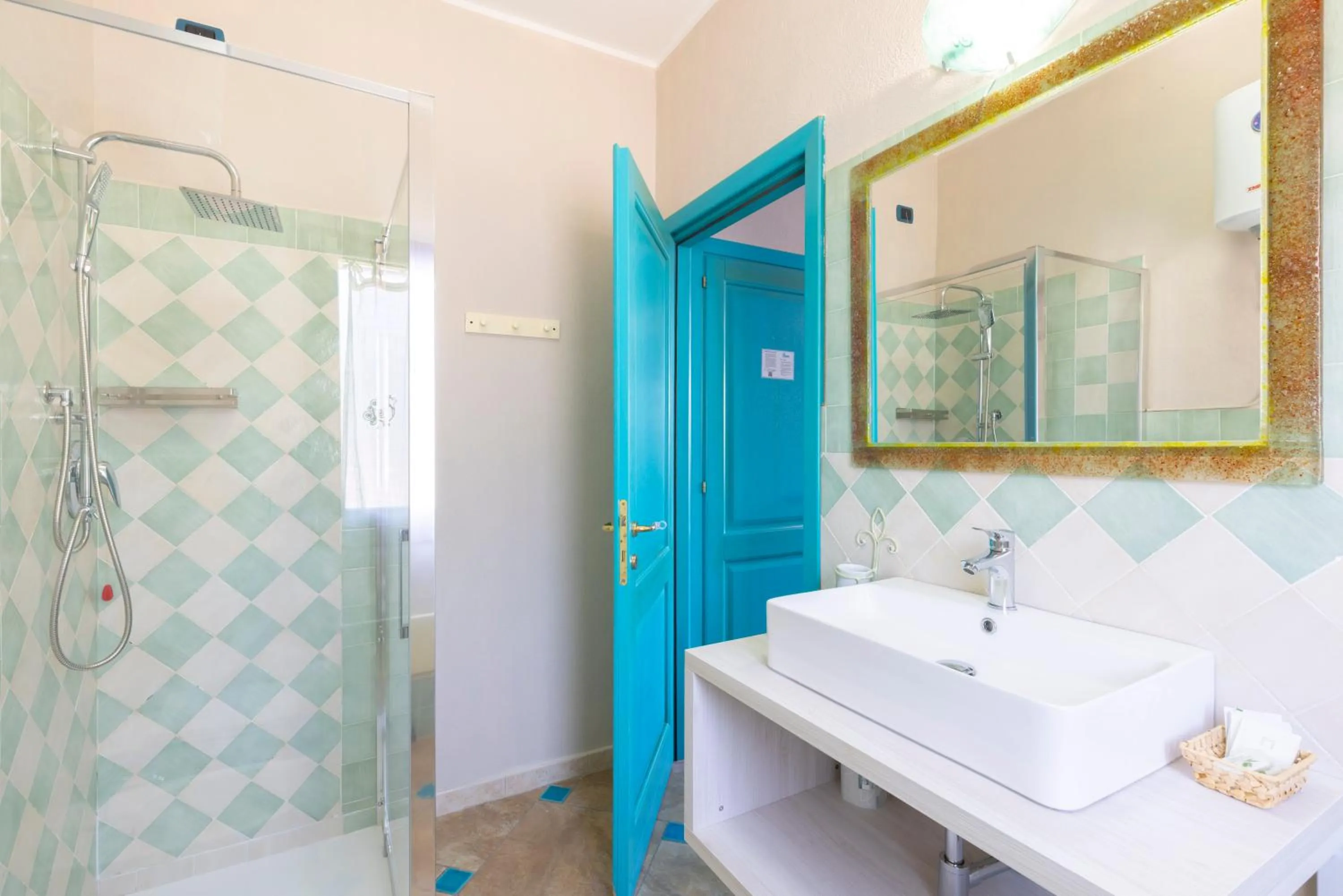 Shower in Giaco's Rooms