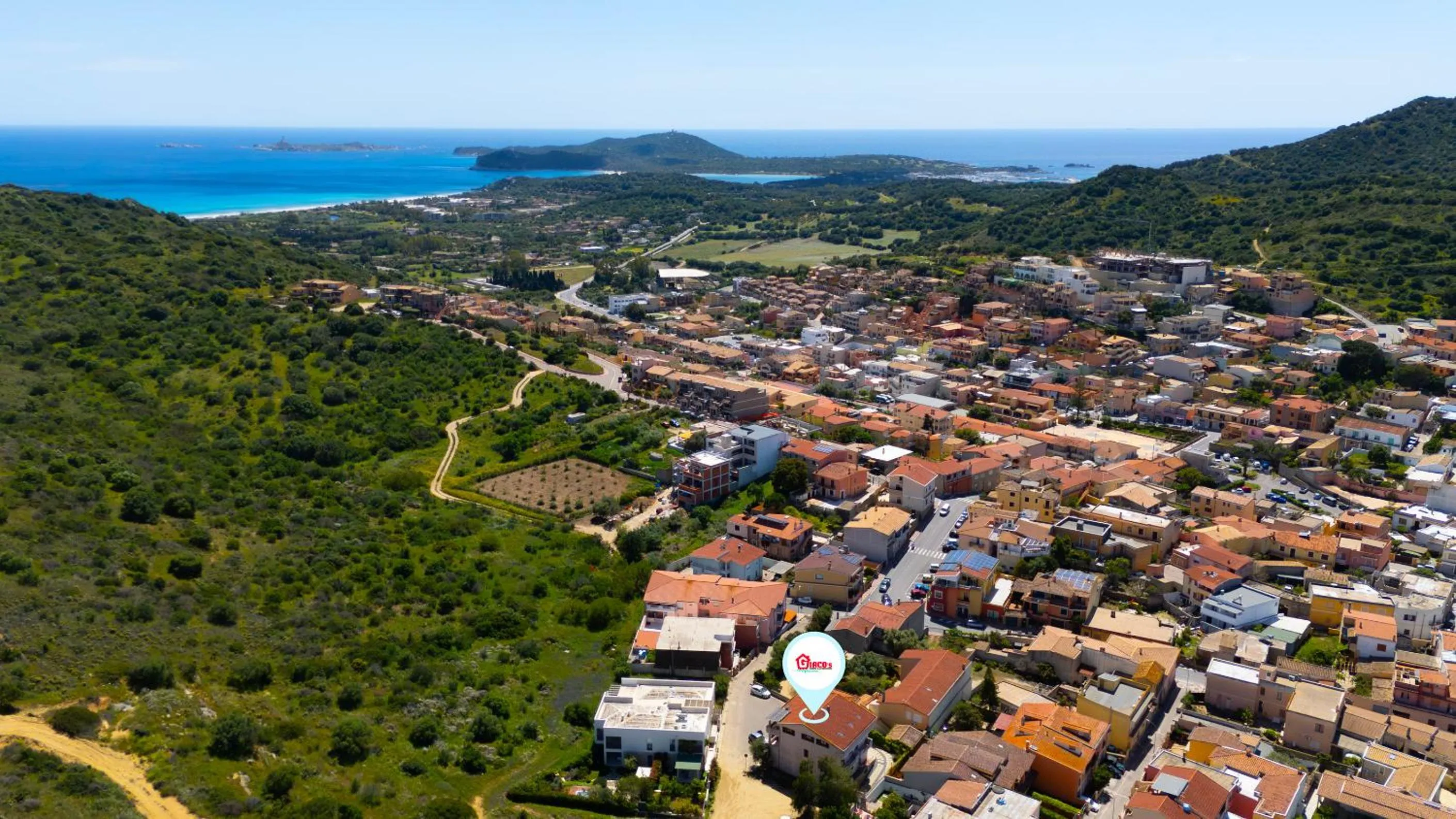 Bird's eye view in Giaco's Rooms