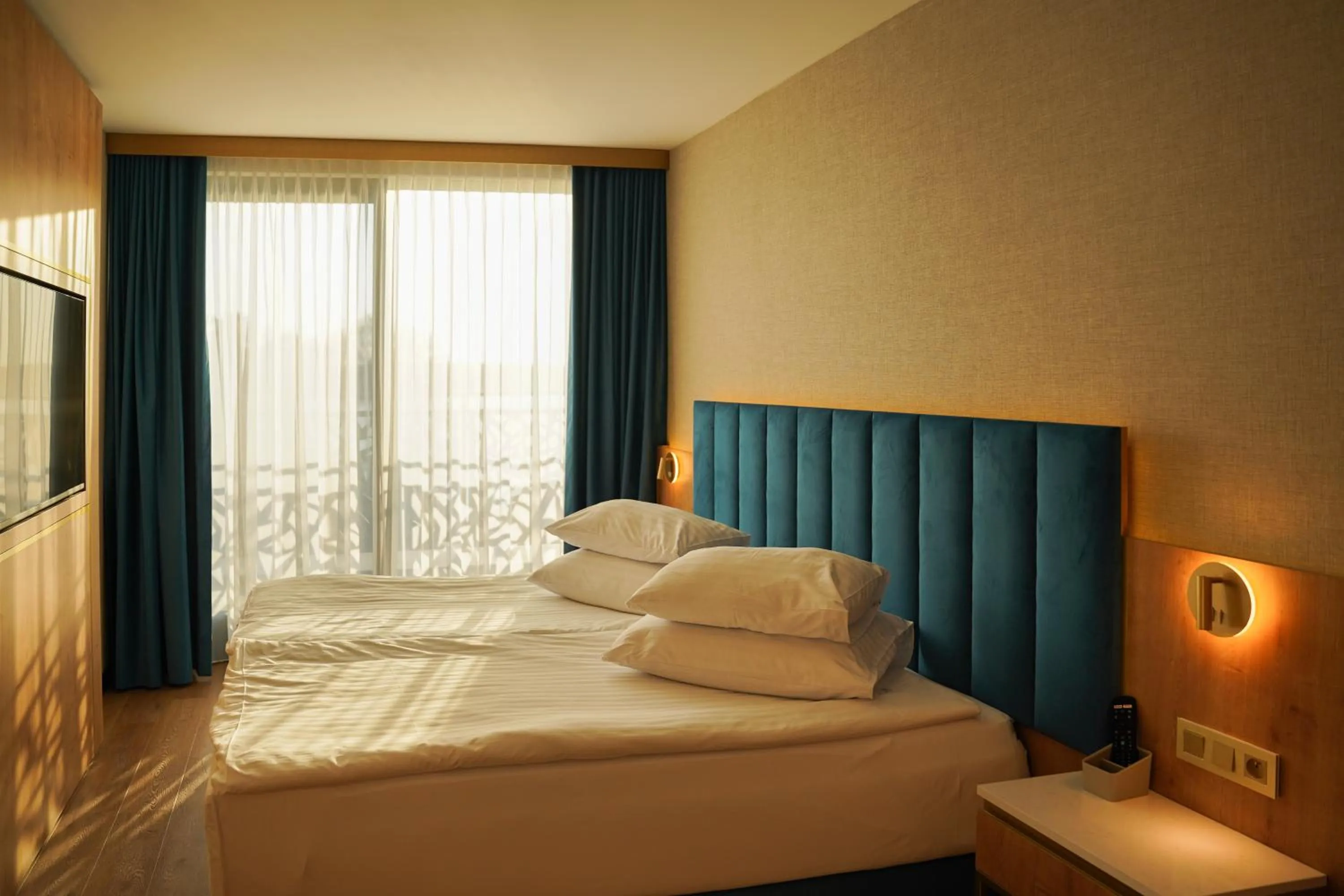 Bed in Hotel Mazurski Raj