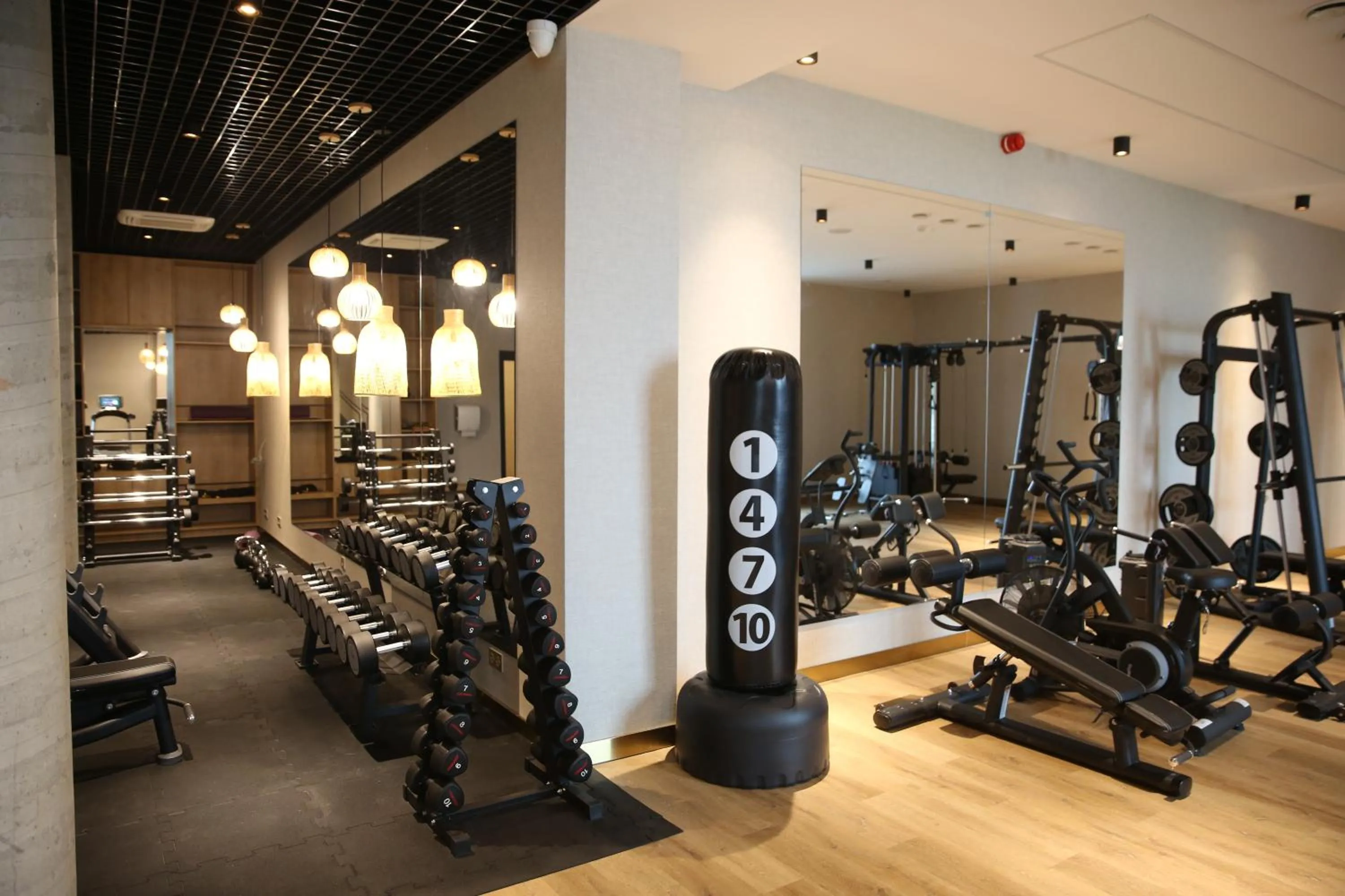 Fitness centre/facilities in Hotel Mazurski Raj