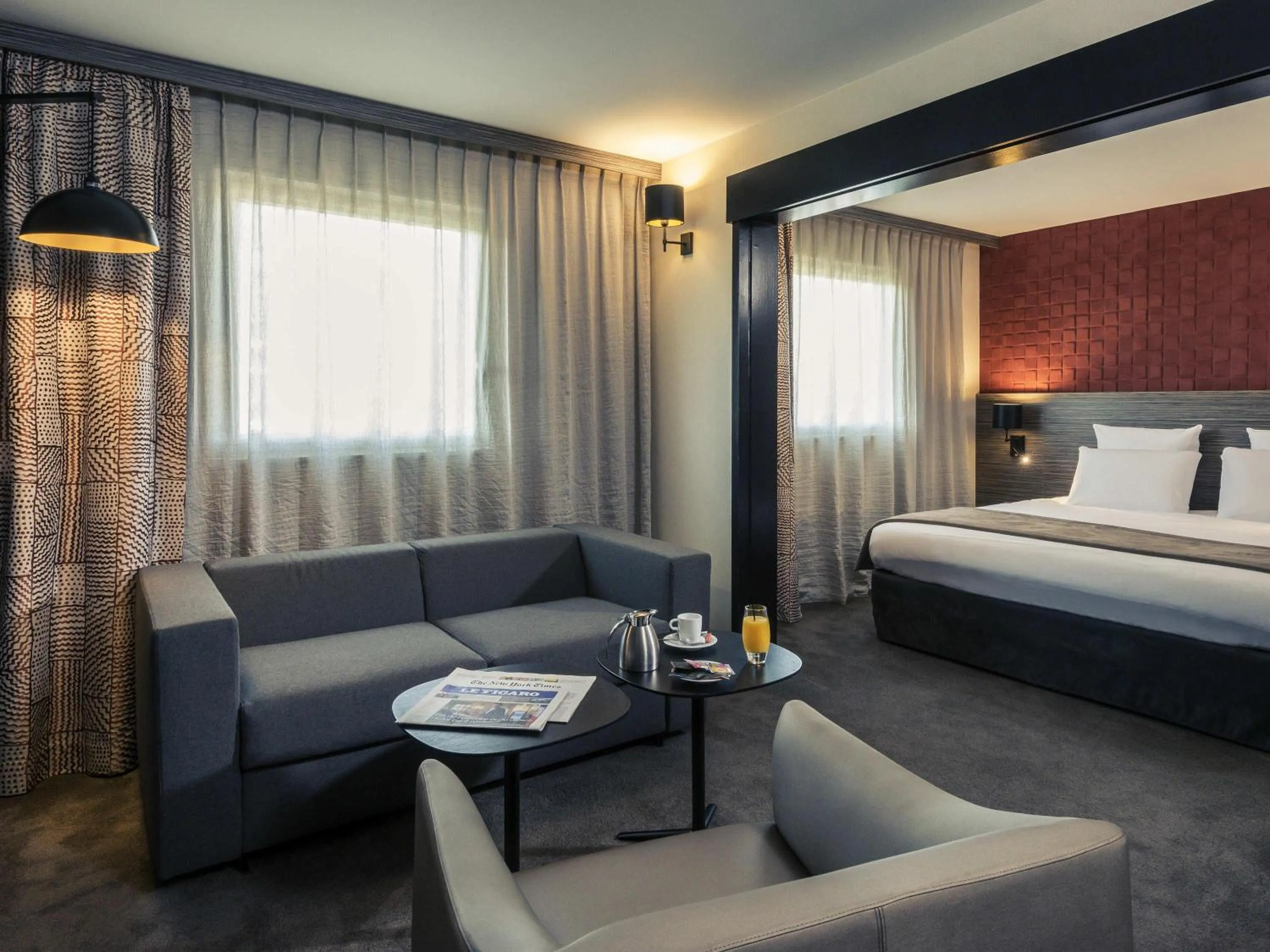 Bedroom, Bed in Mercure Paris Porte de Pantin