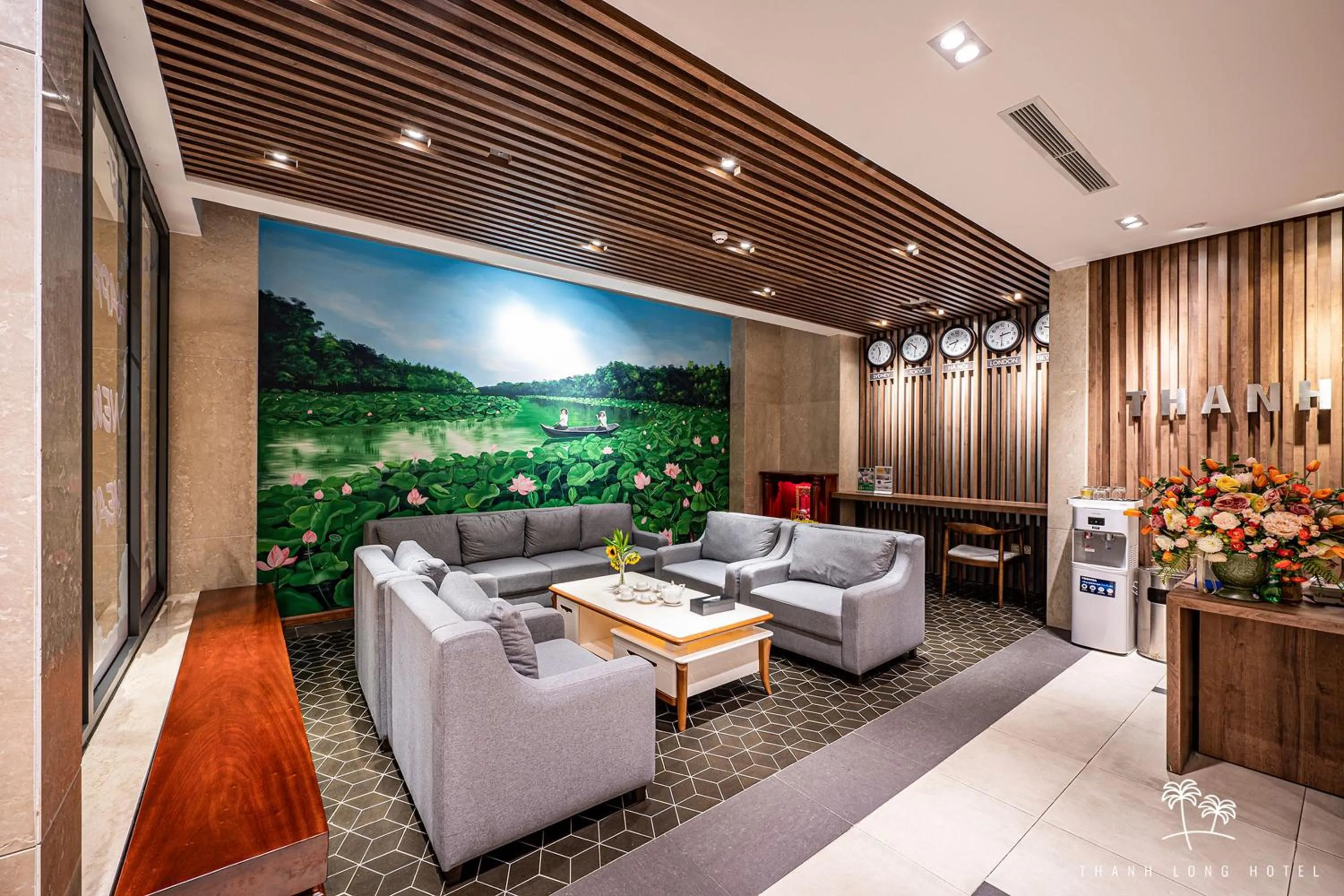 Lobby or reception in Thanh Long Hotel - Tra Khuc