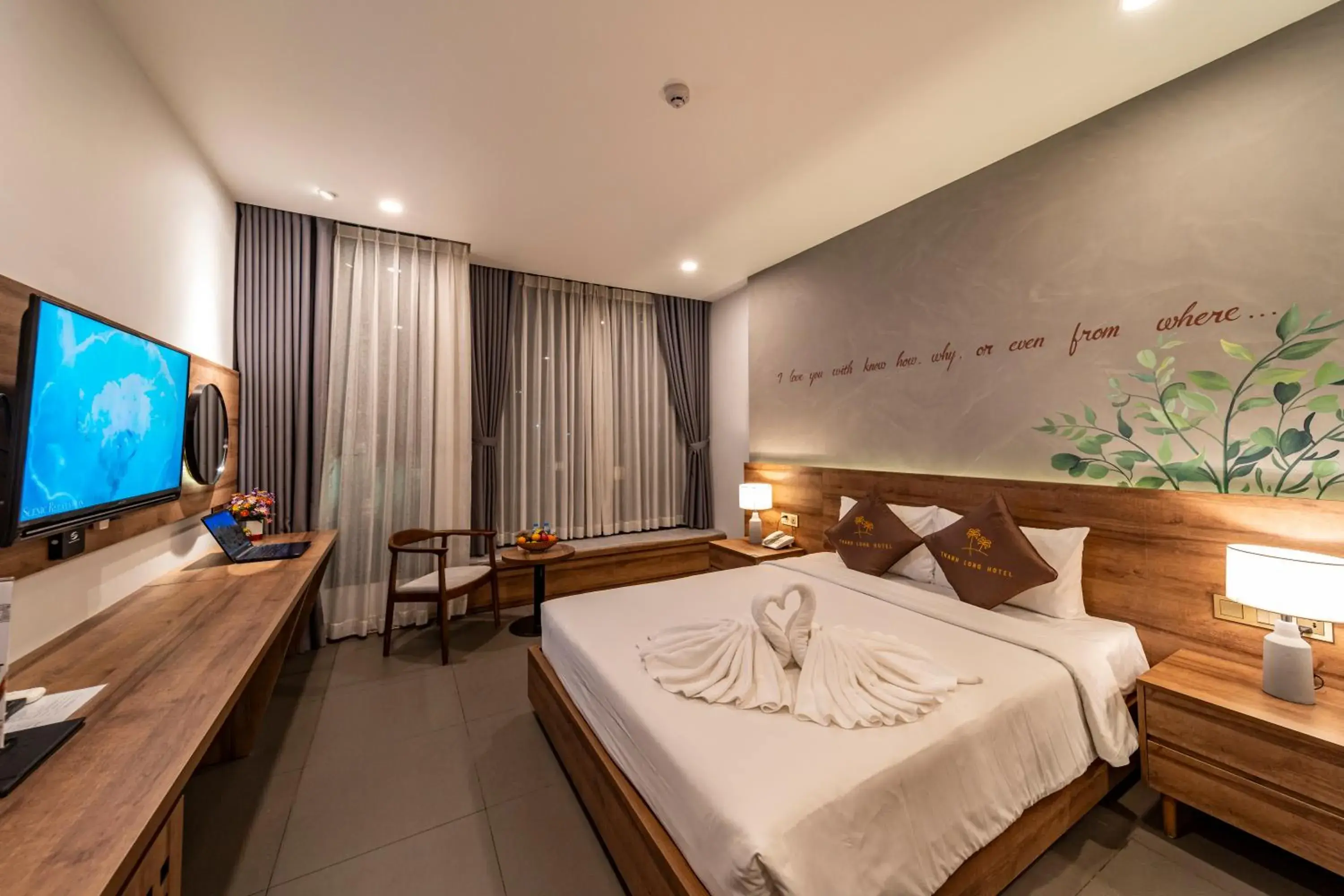 Deluxe Double Room in Thanh Long Hotel - Tra Khuc Deluxe Double Room in Thanh Long Hotel - Tra Khuc