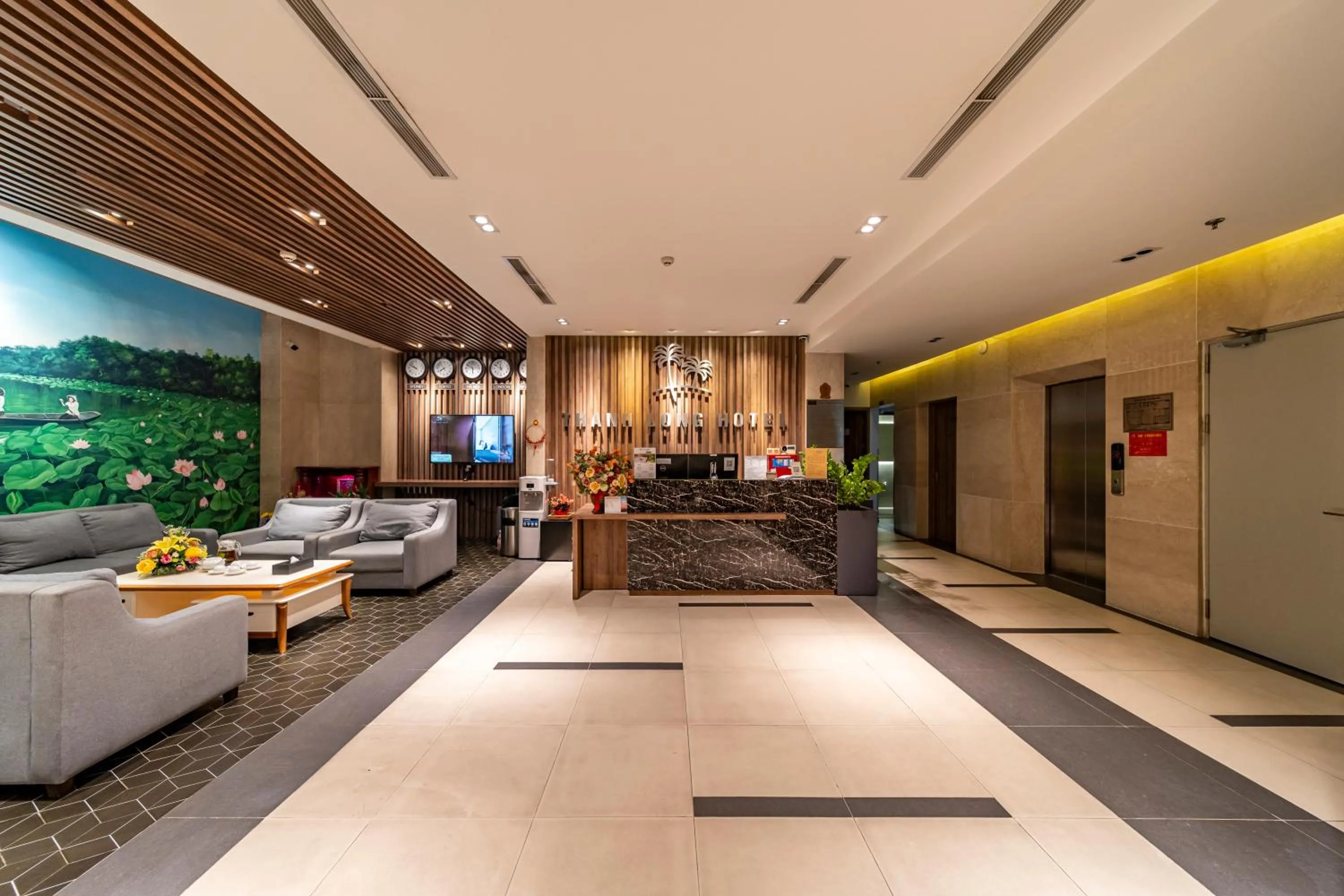 Lobby or reception in Thanh Long Hotel - Tra Khuc