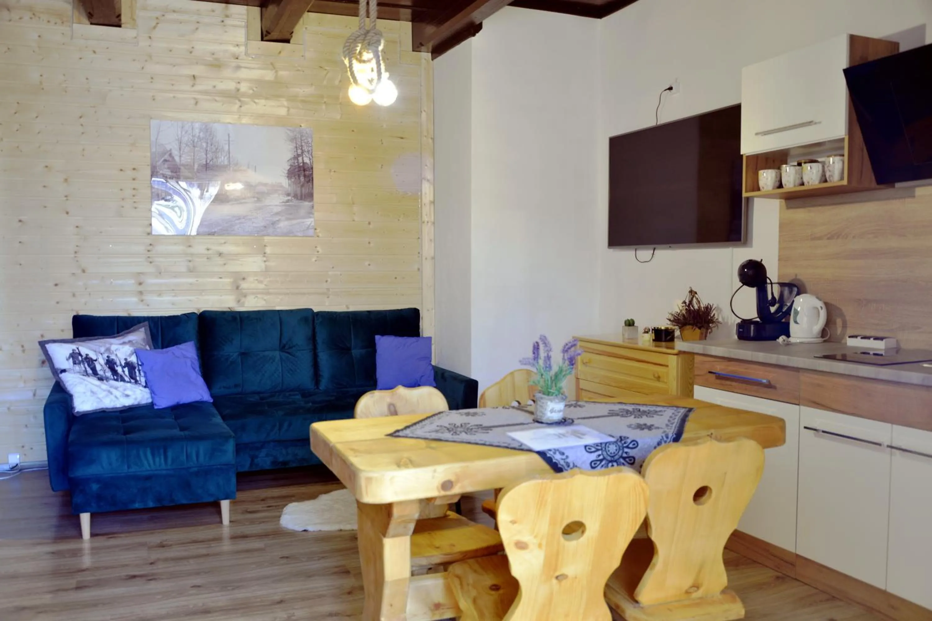 Kitchen or kitchenette in Czarna Willa