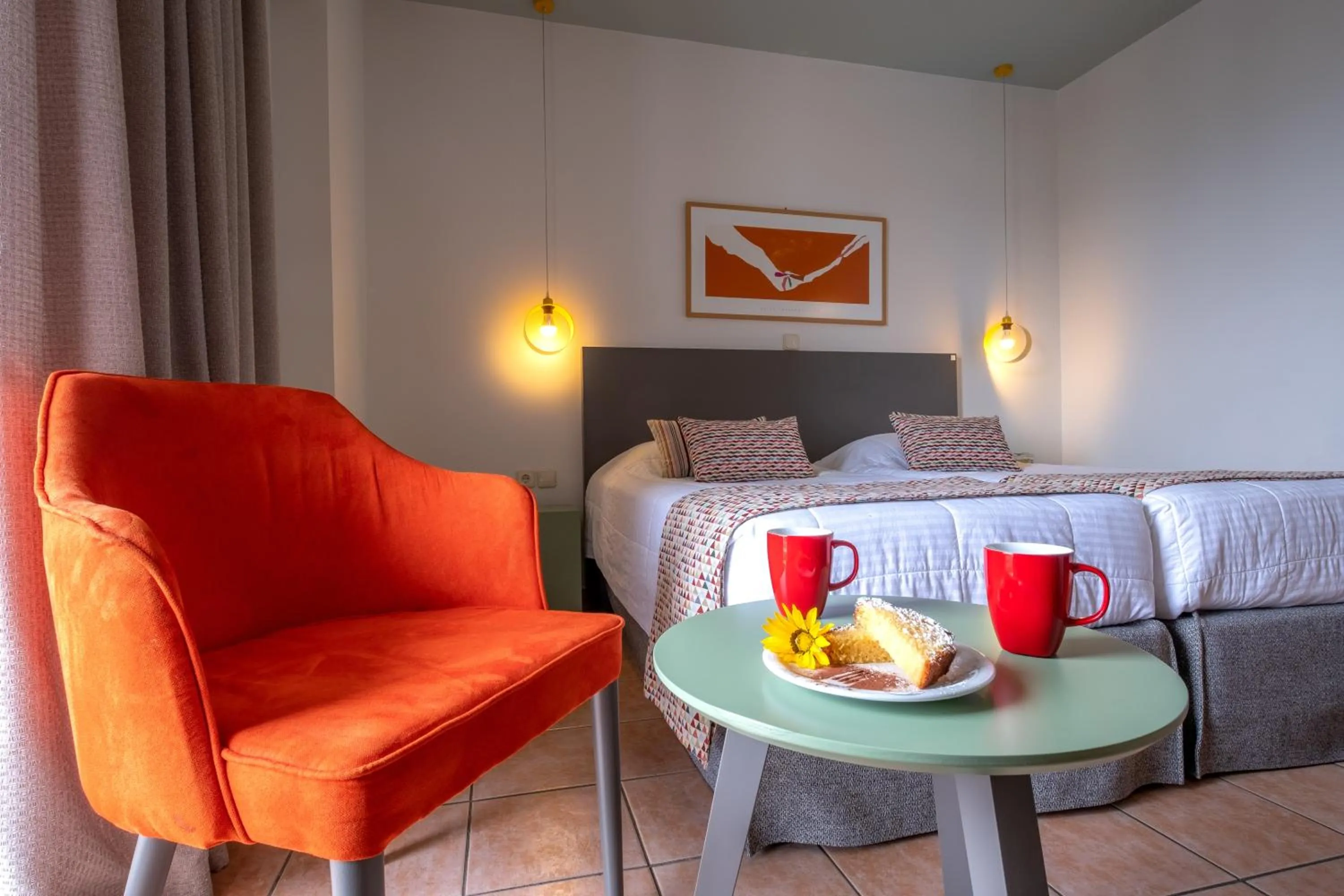 Decorative detail, Bed in Flisvos Royal Hotel & Suites