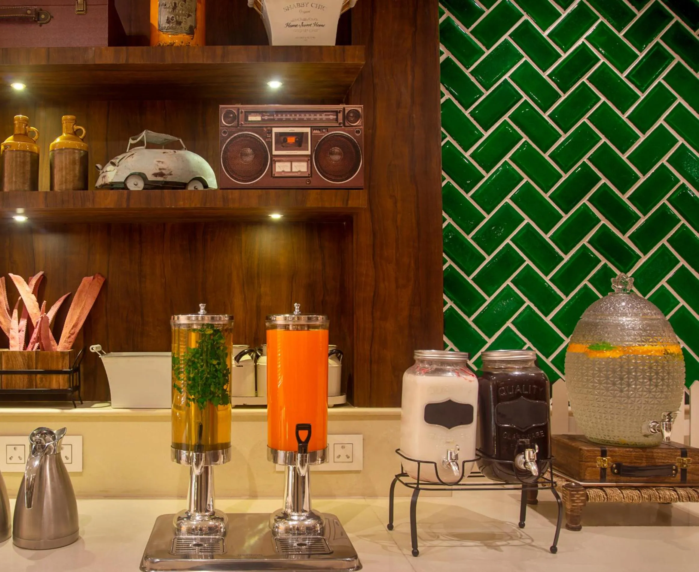 Non alcoholic drinks in Bloom Boutique l Ranjit Avenue