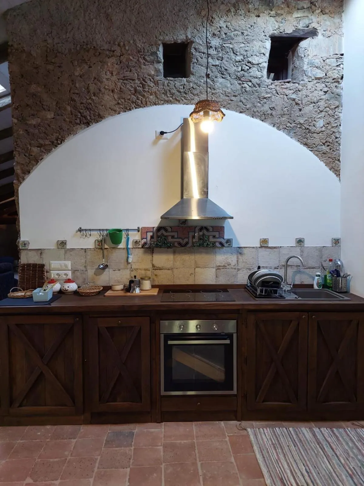 kitchen in La Casa sul Blu Albergo Diffuso