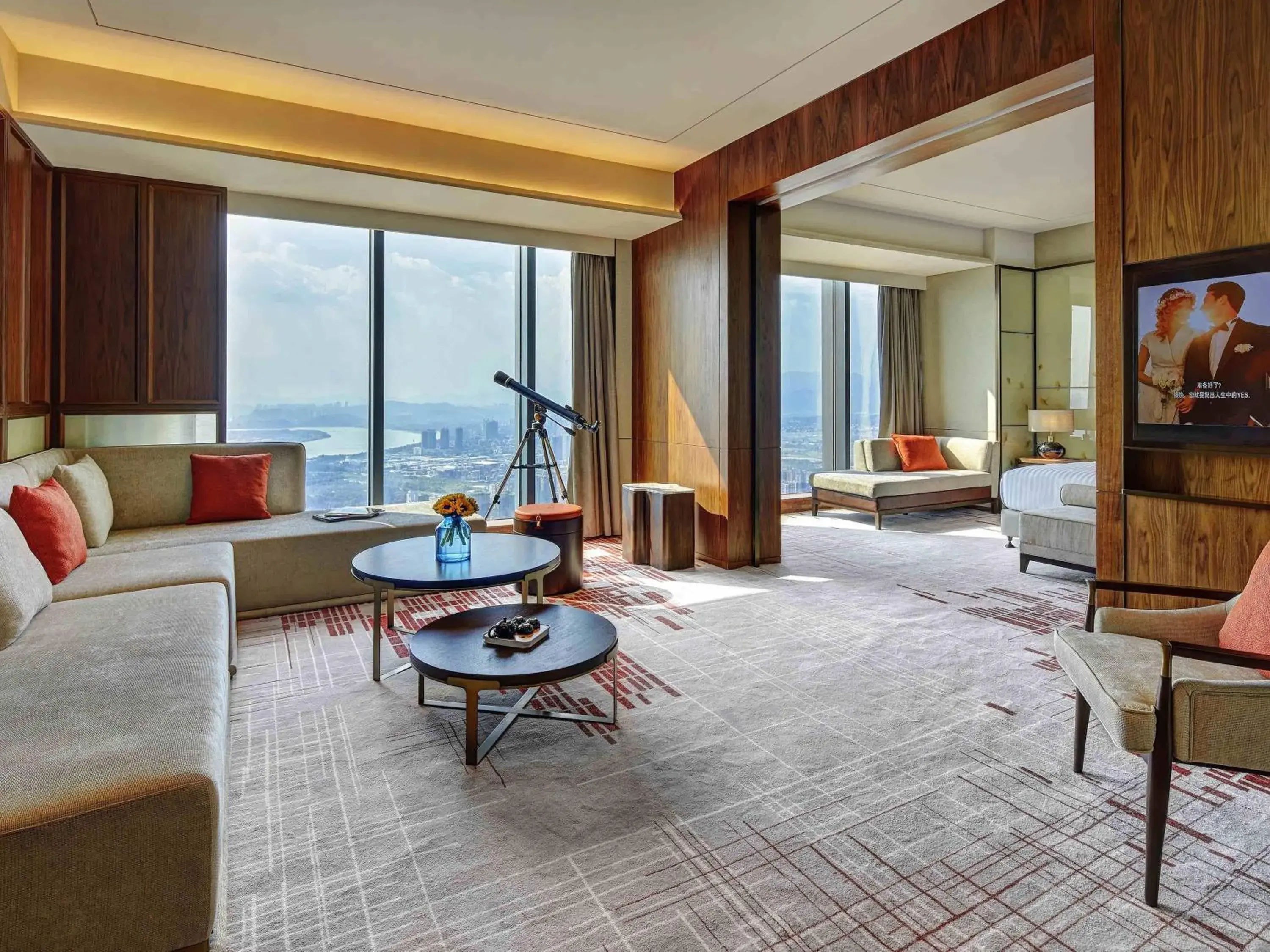 Deluxe King Suite with River View and Lounge Access - High Floor in Pullman Huizhou Kaisa Deluxe King Suite with River View and Lounge Access - High Floor in Pullman Huizhou Kaisa