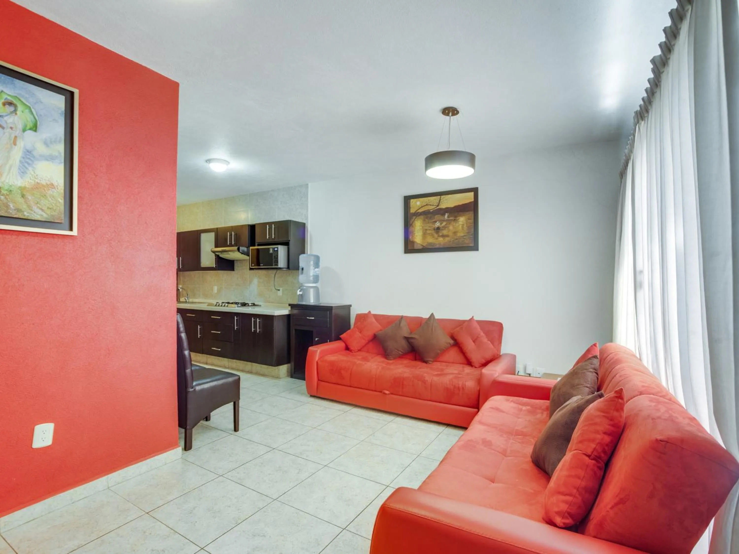 Seating area in Hotel Patzcuaro