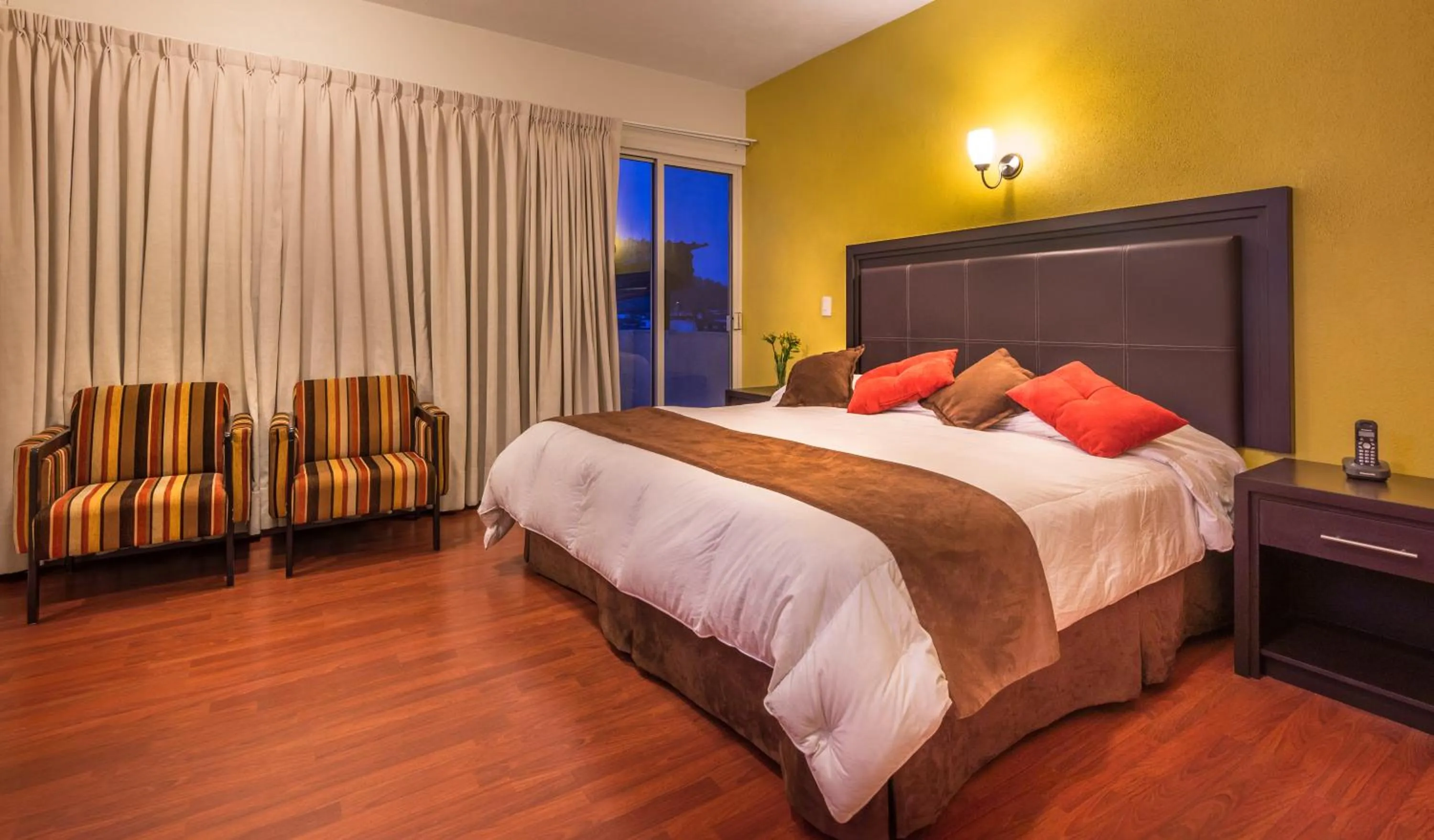 Bed in Hotel Patzcuaro