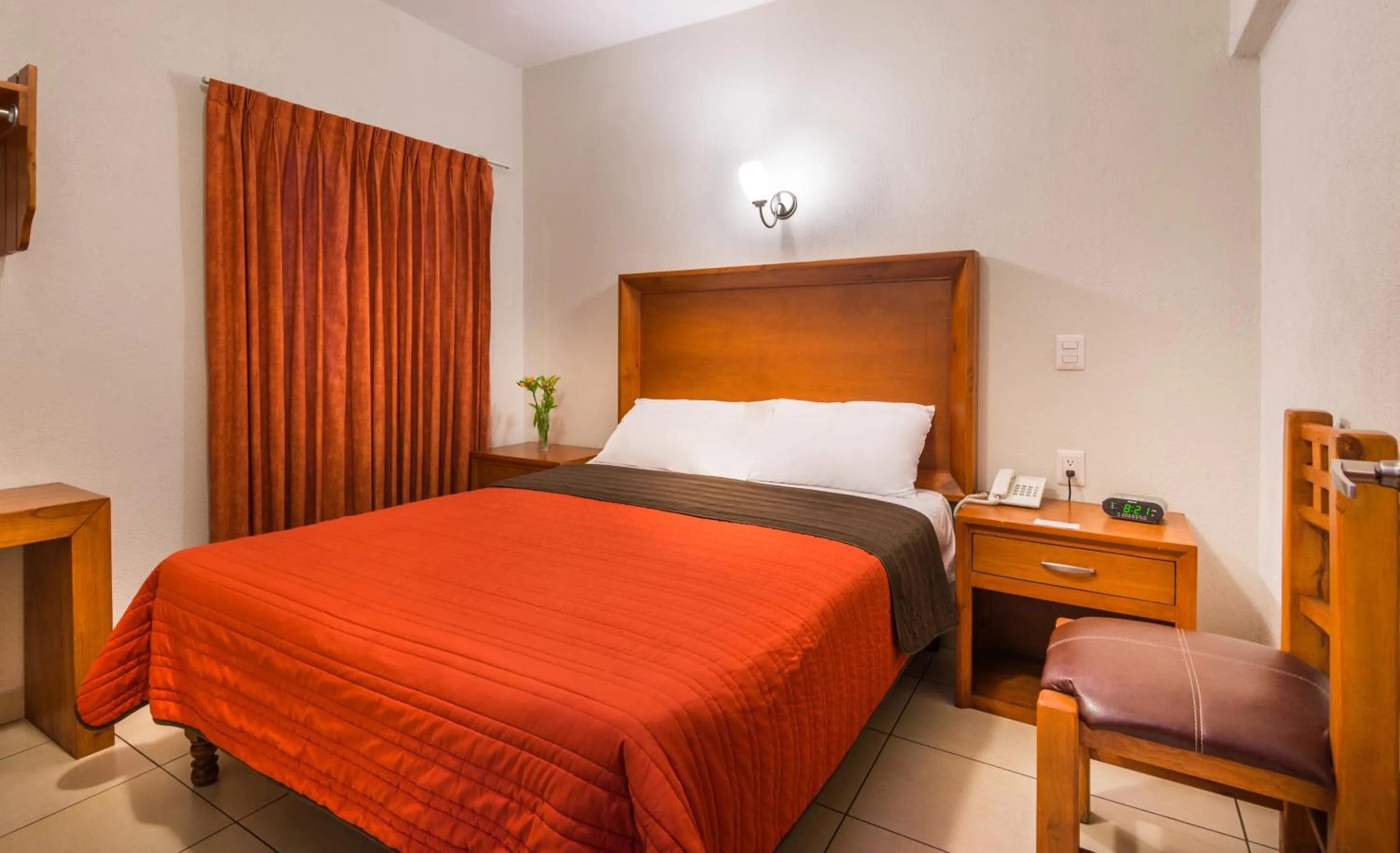 Bed in Hotel Patzcuaro
