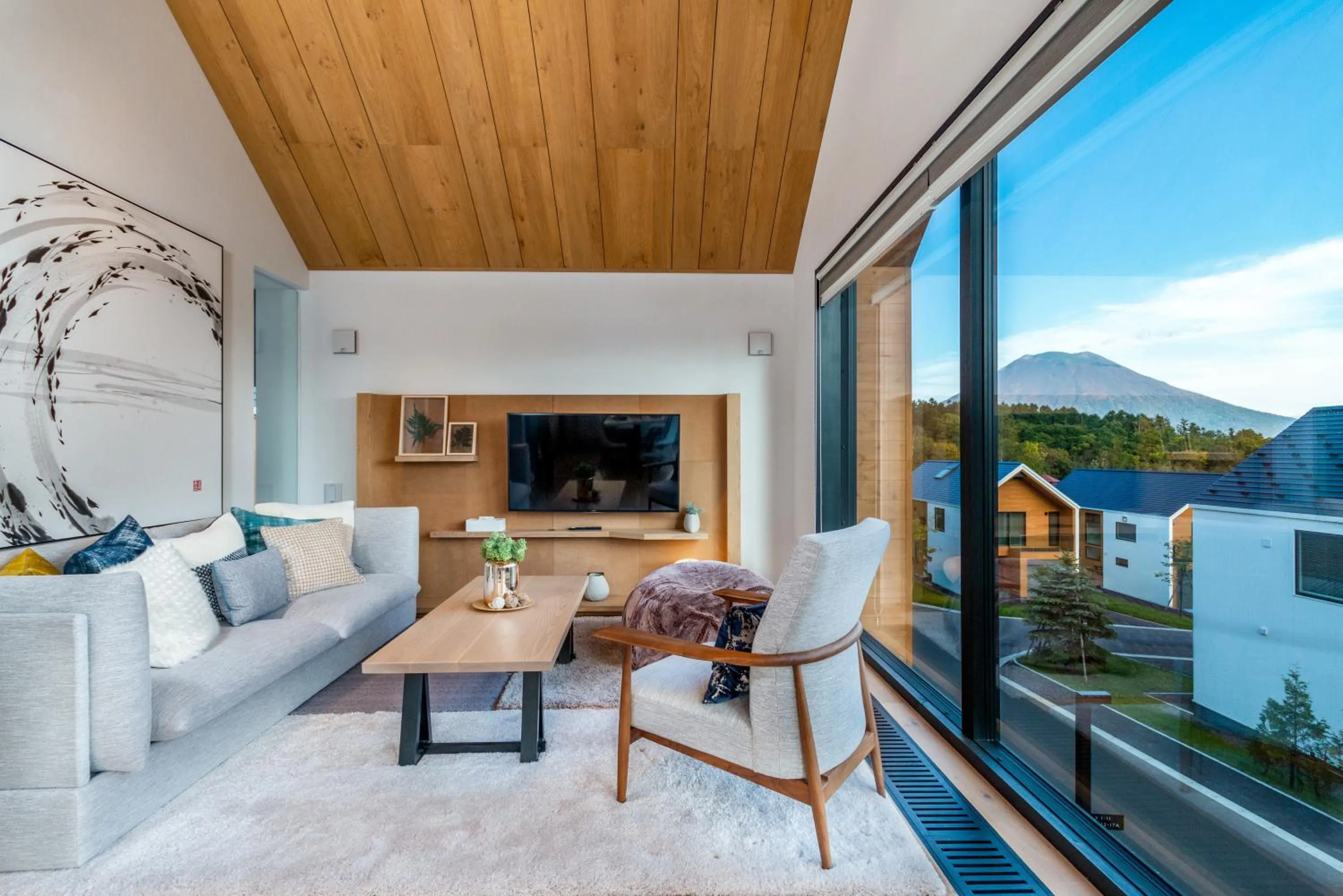 Living room in Koa Niseko