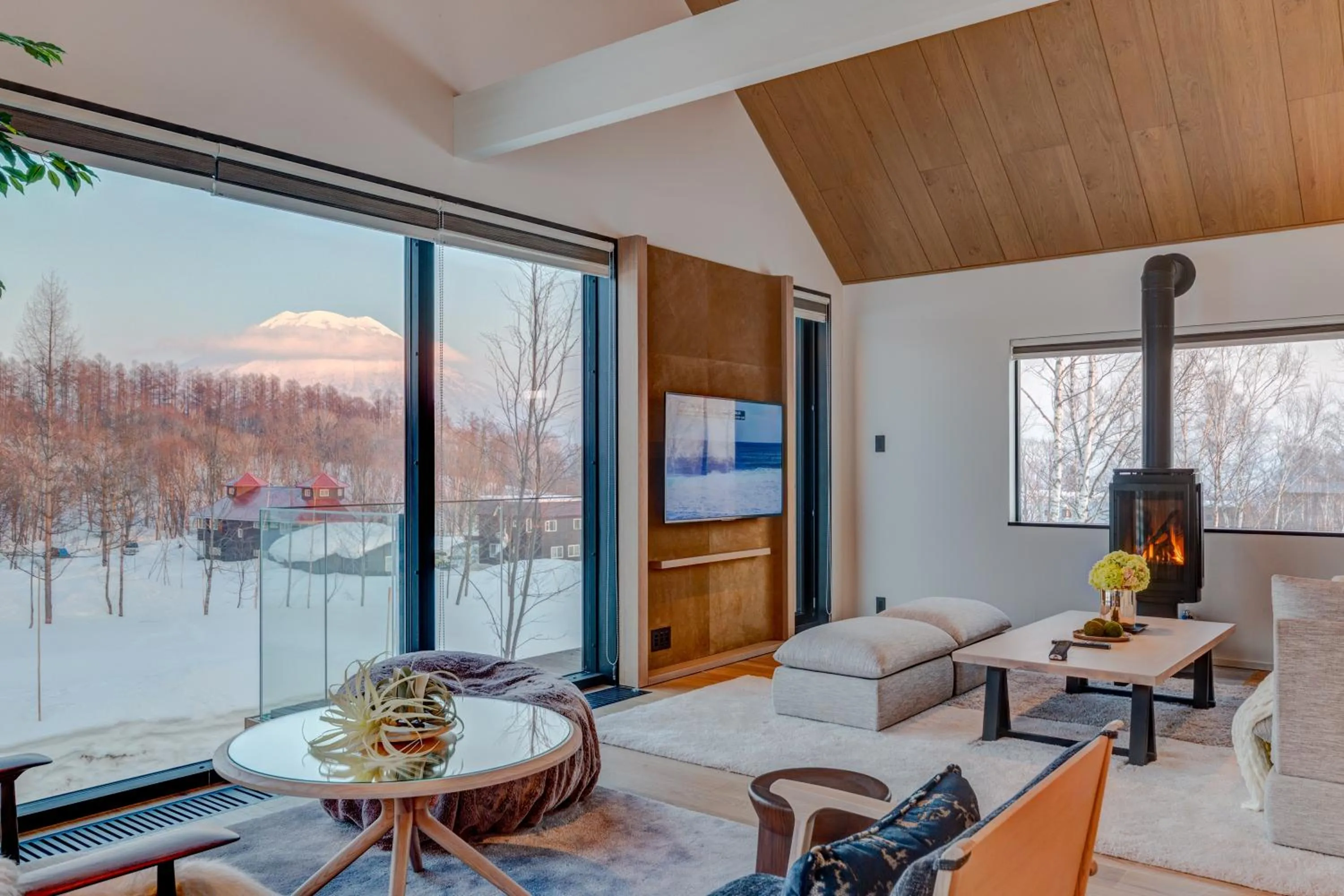 Living room in Koa Niseko