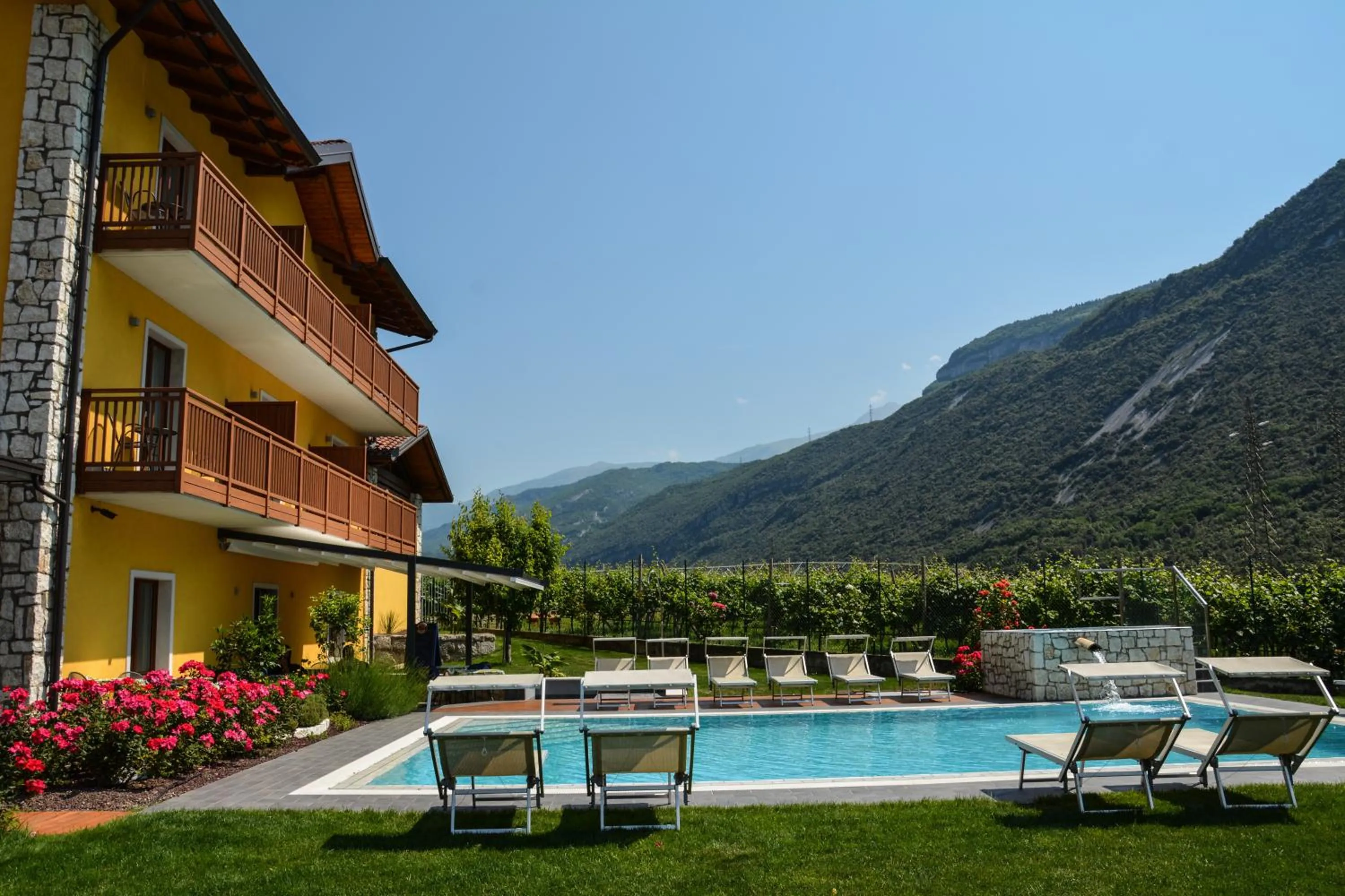 Swimming pool in Maso Agritur Santa Lucia