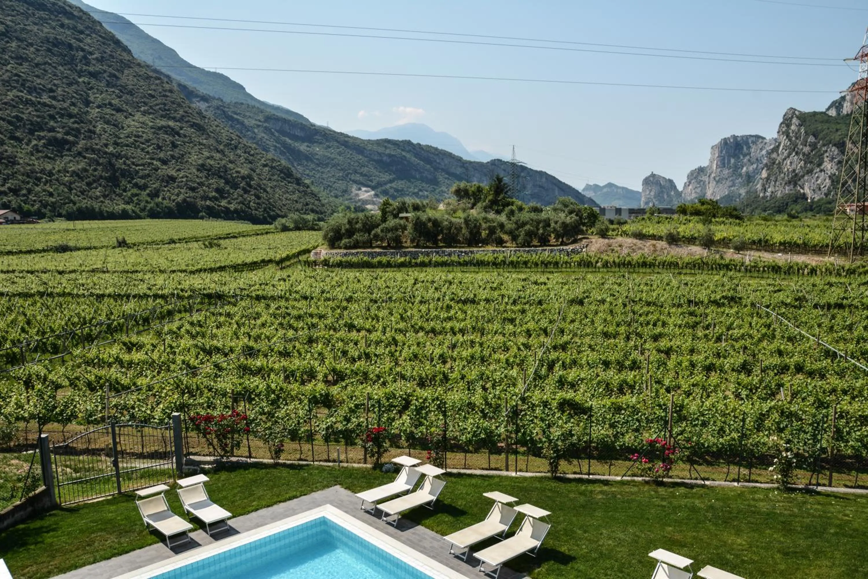 Swimming pool in Maso Agritur Santa Lucia