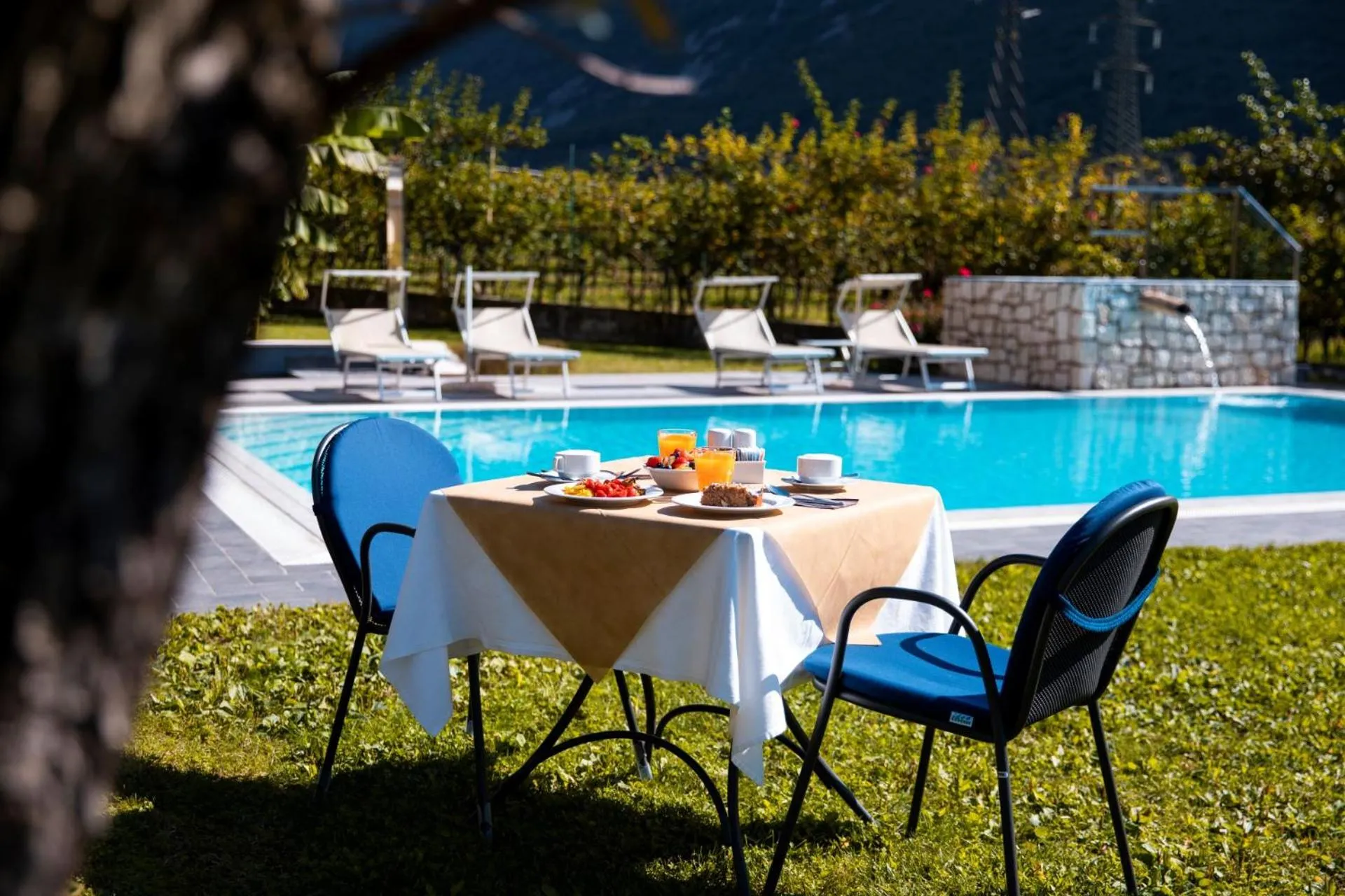 Swimming pool in Maso Agritur Santa Lucia