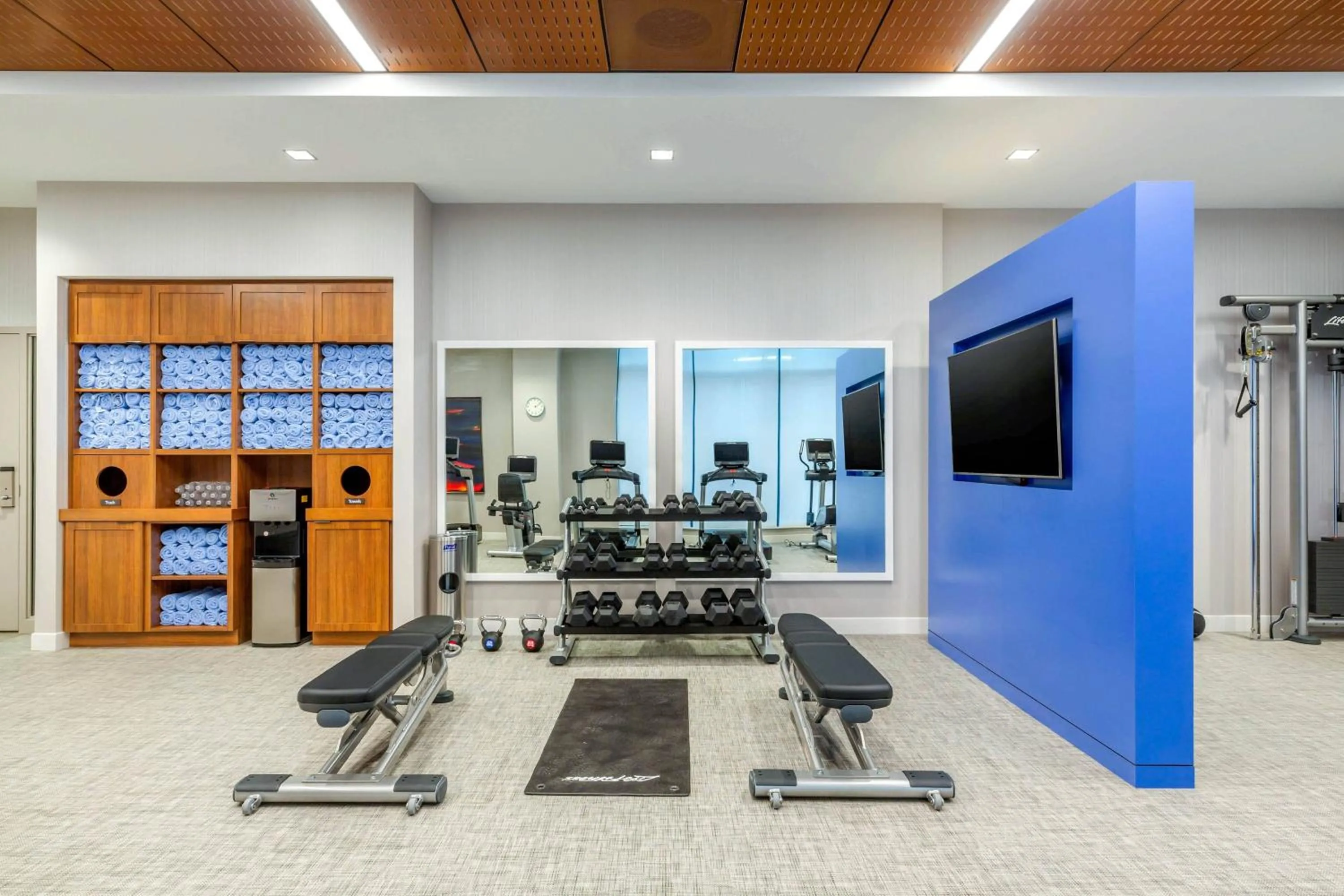 Fitness centre/facilities in Residence Inn Providence Downtown