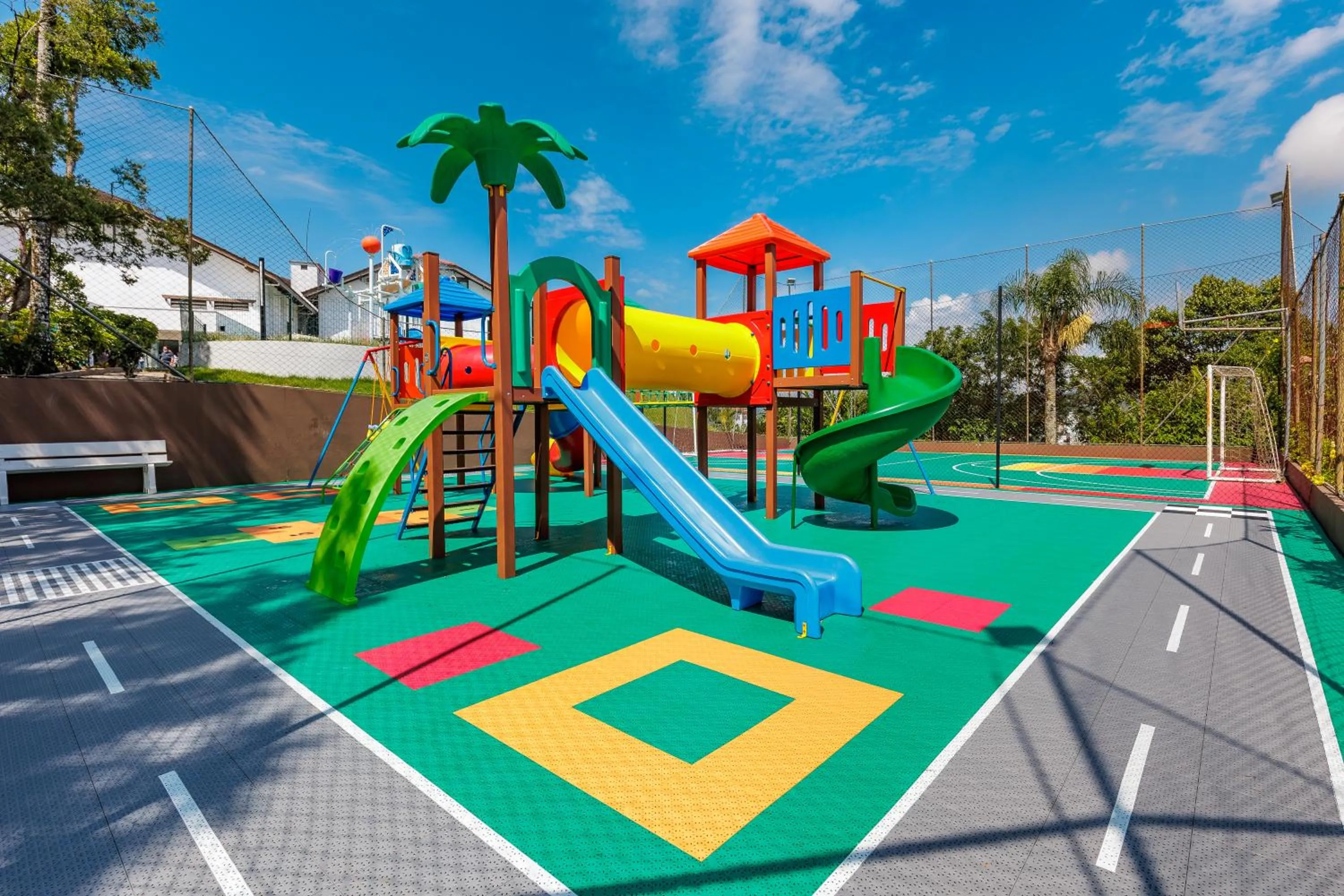 Children play ground in Monthez Hotel & Eventos