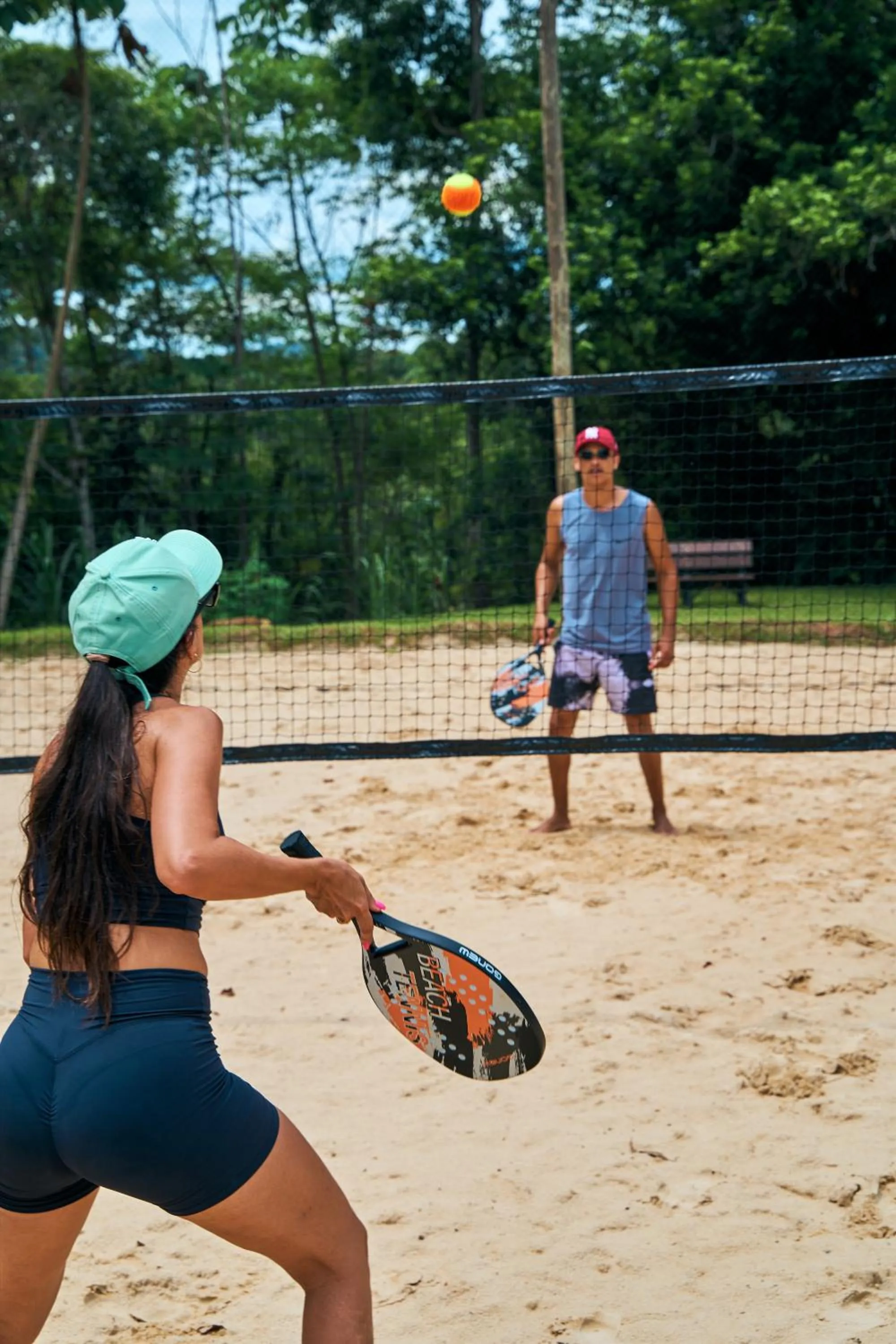 Tennis court in Monthez Hotel & Eventos