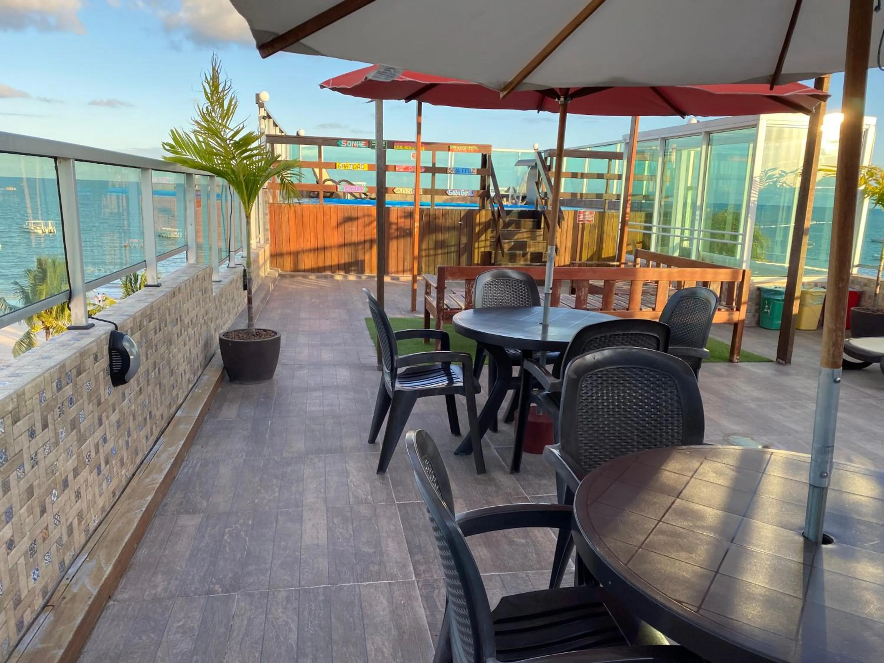 Patio in Pousada Orla dos Corais