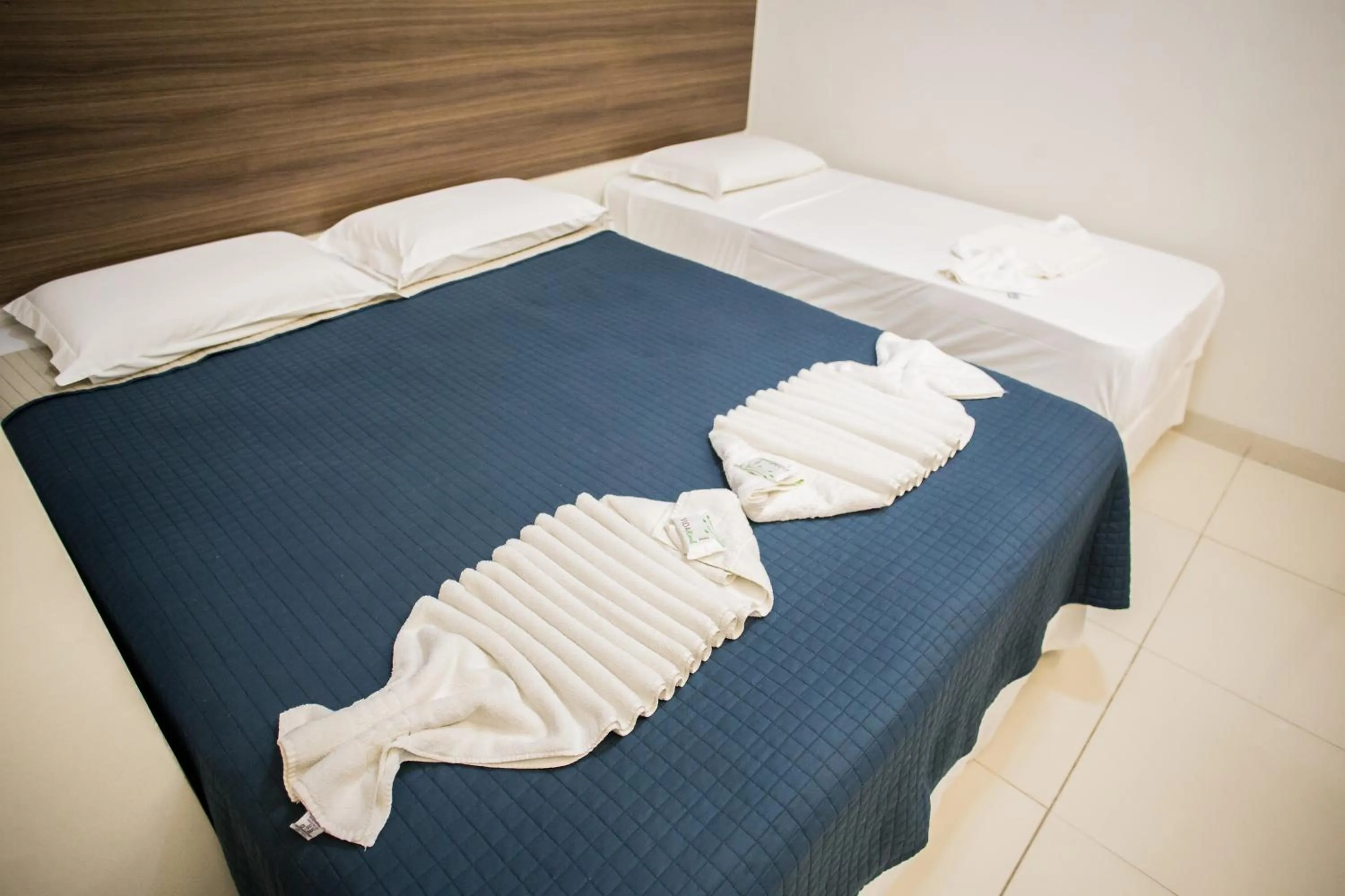 Bed in Pousada Orla dos Corais