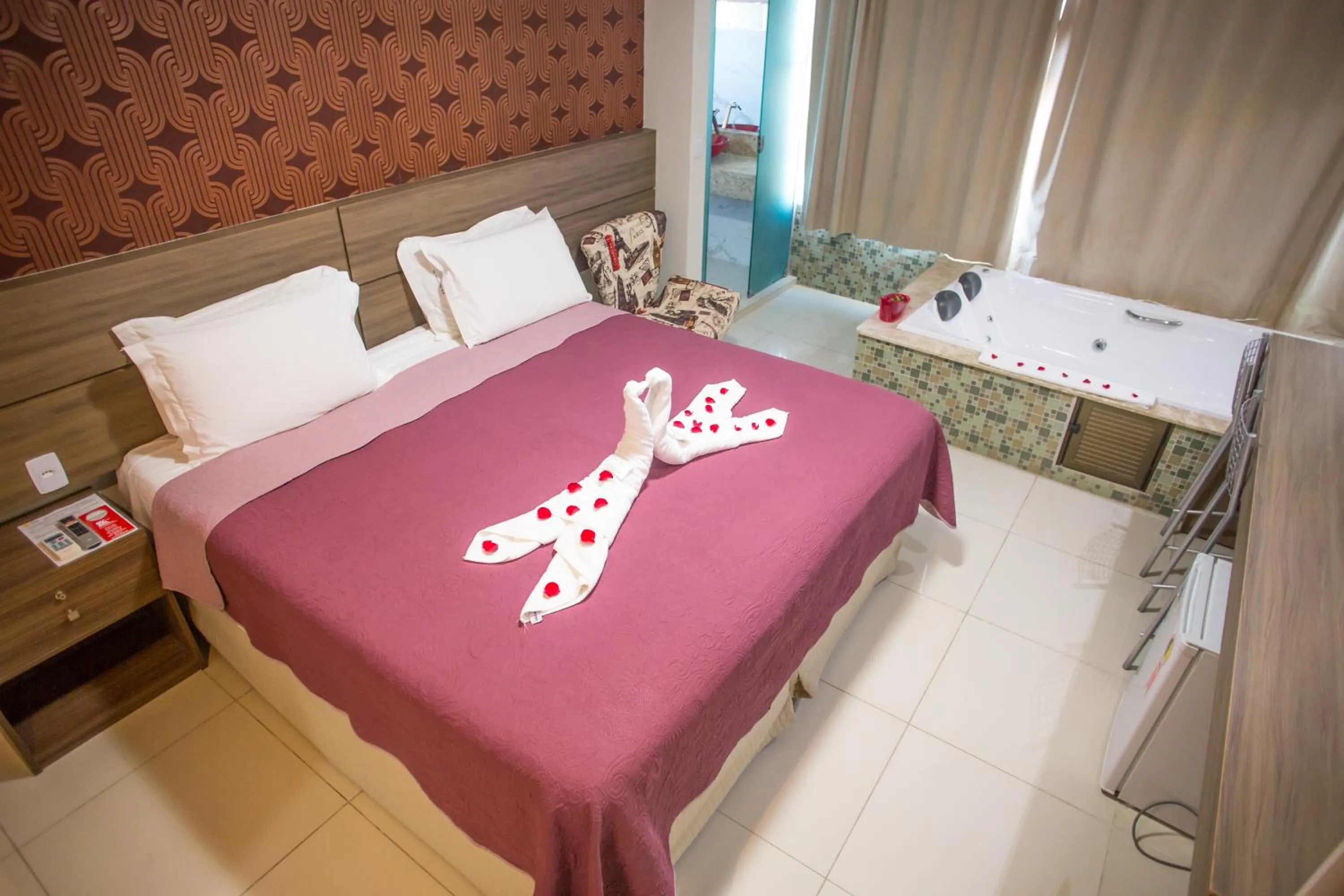 Bed in Pousada Orla dos Corais