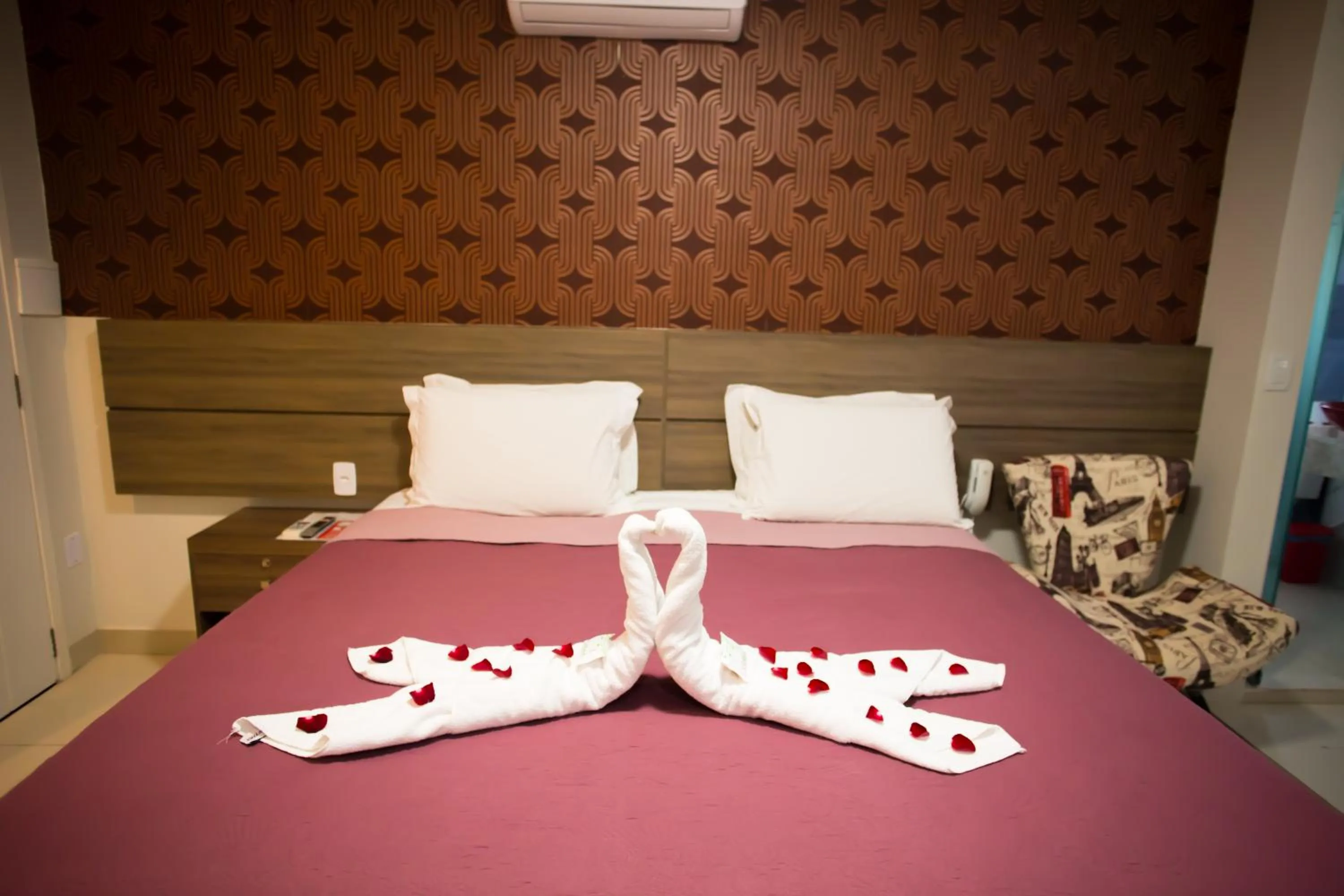 Bed in Pousada Orla dos Corais