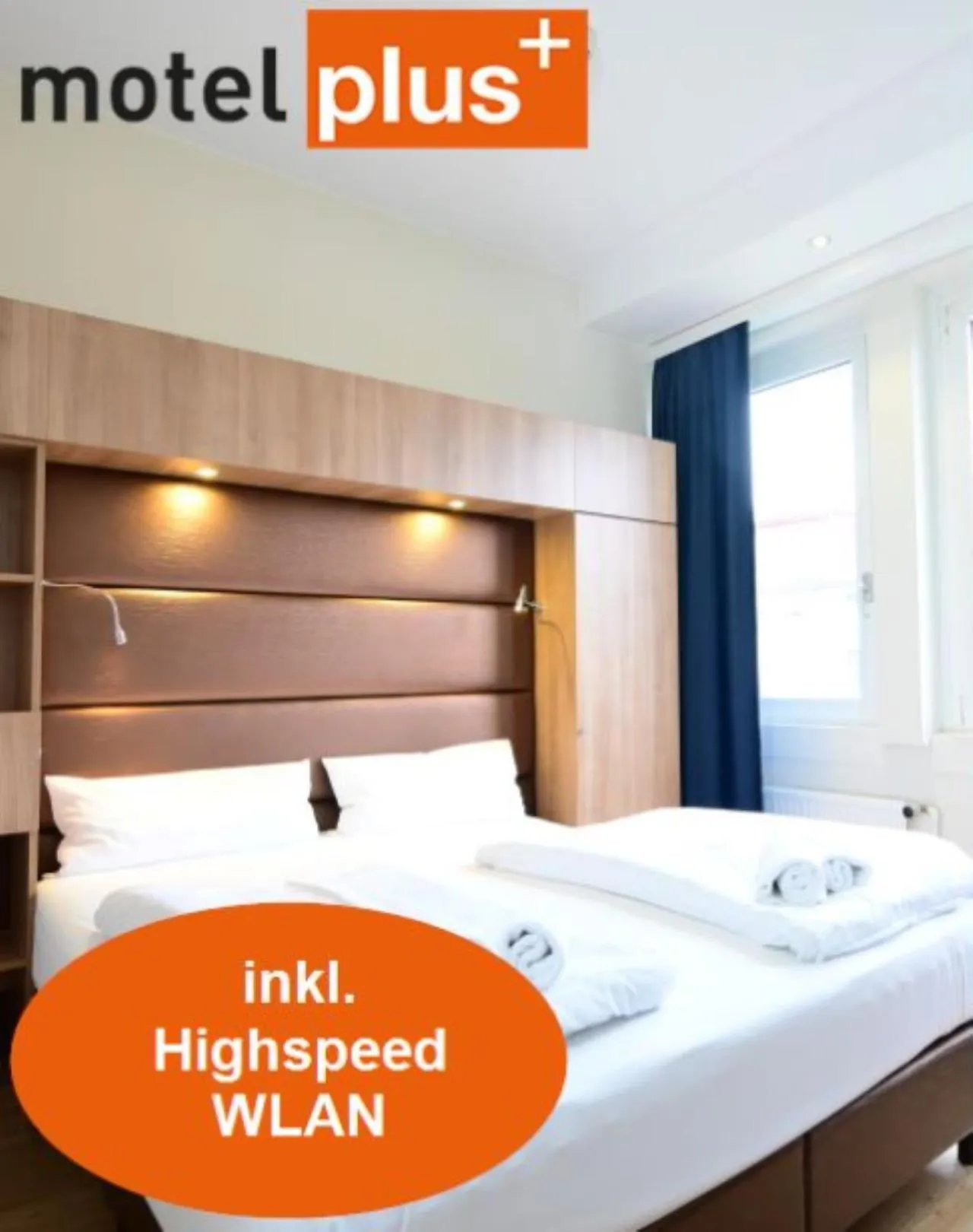 Photo of the whole room, Bed in Motel Plus Berlin