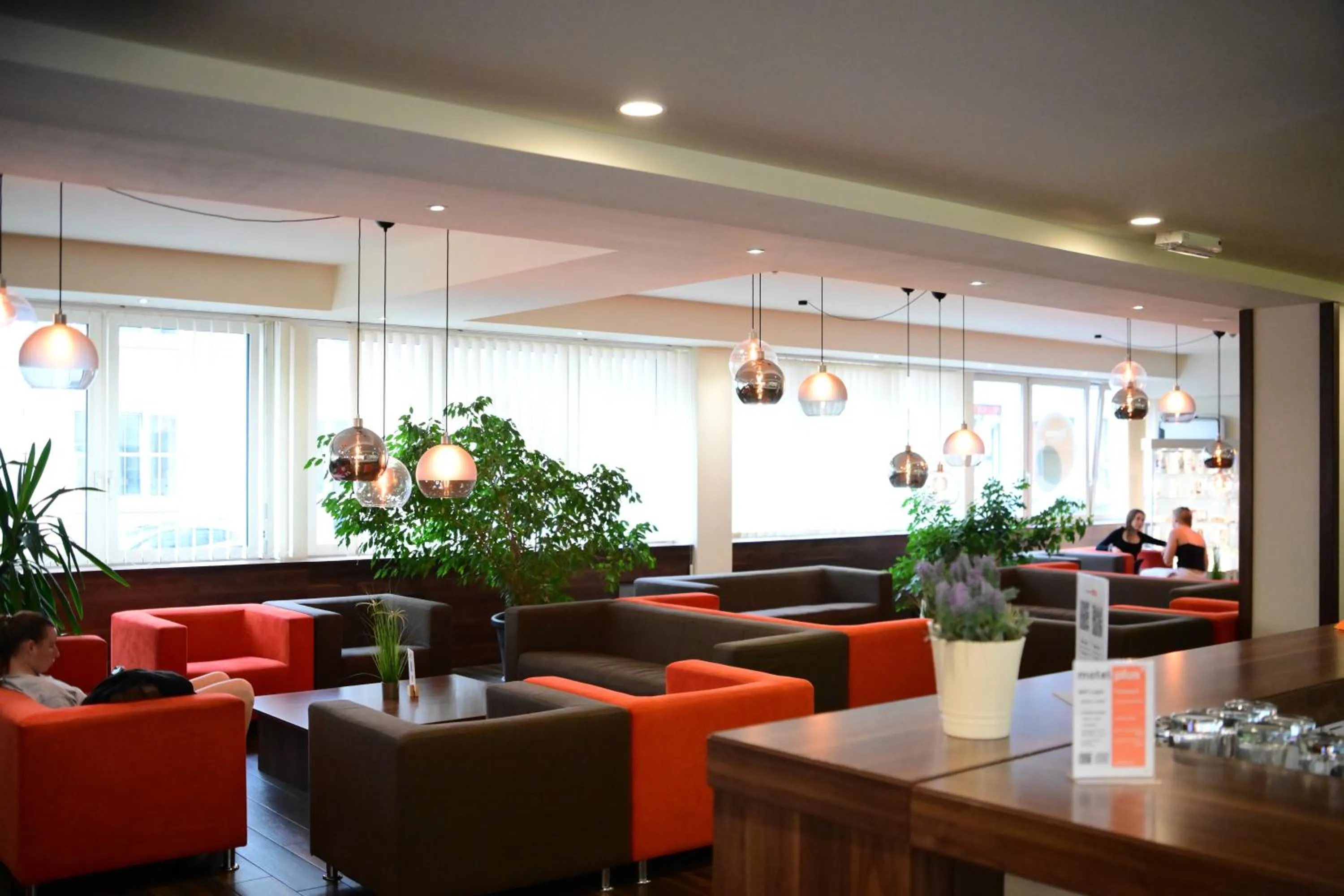 Lobby or reception in Motel Plus Berlin