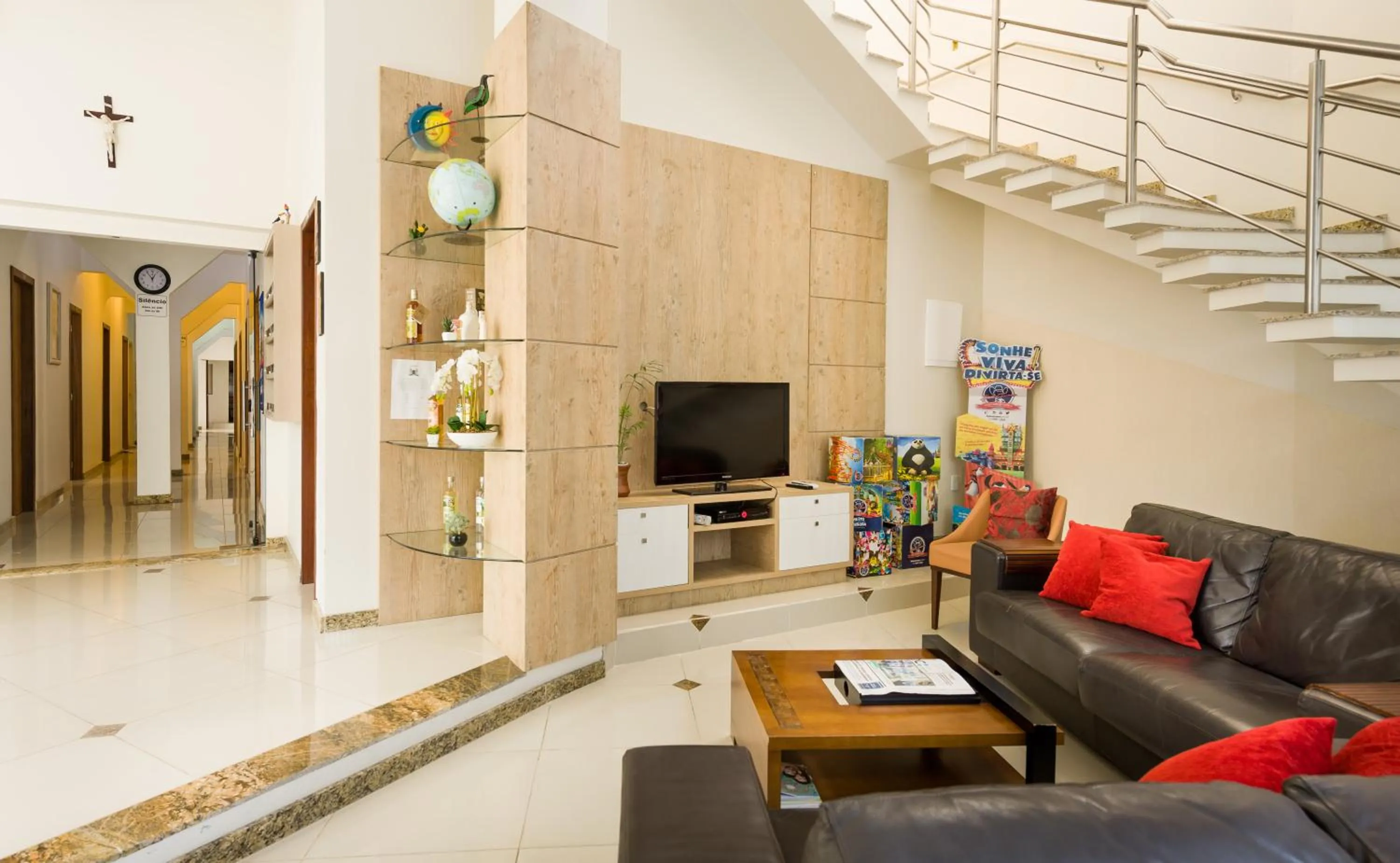 Lobby or reception in Hotel Brasil