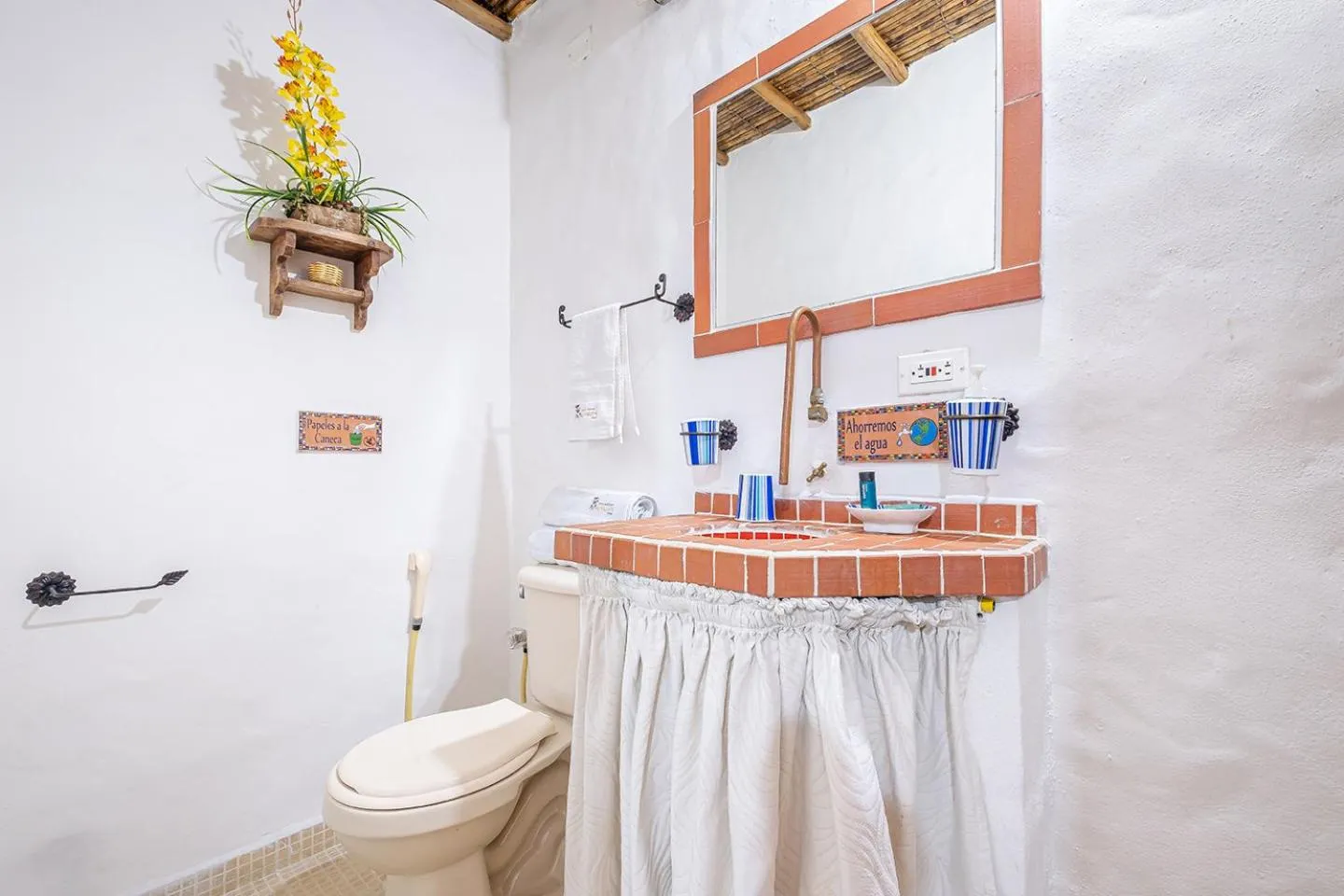 Bathroom in Ayenda Boutique Macaregua Girón