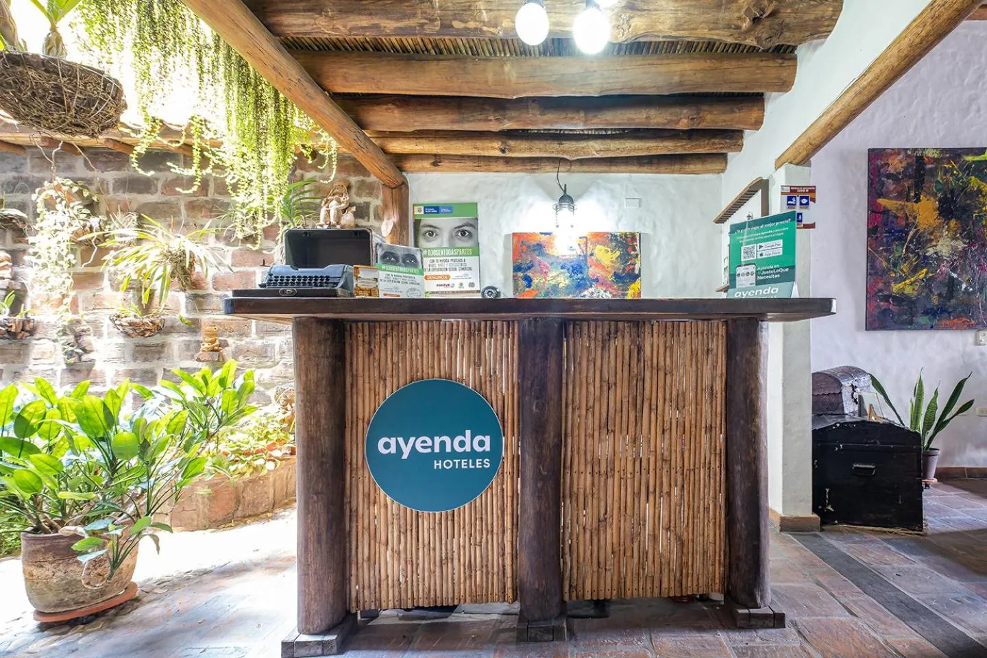 Lobby or reception in Ayenda Boutique Macaregua Girón
