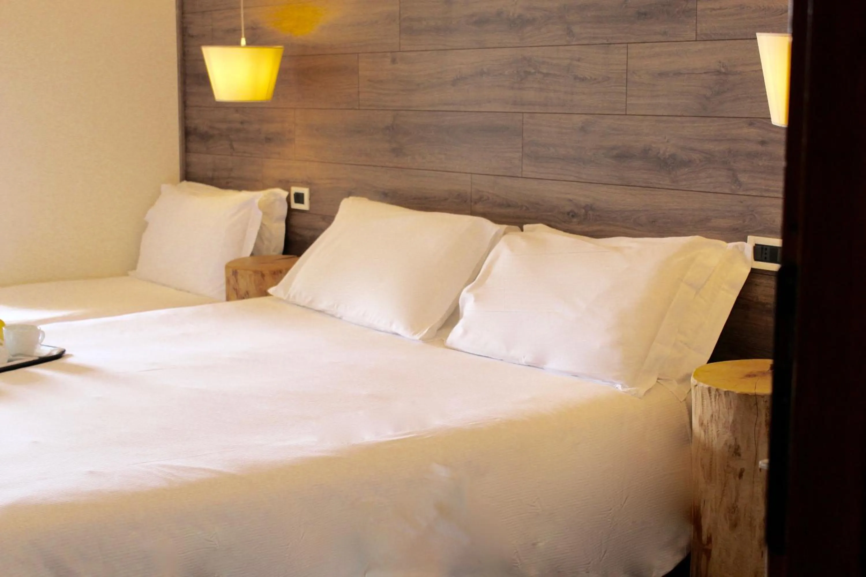 Bed in Hotel Miramonti Family & SPA