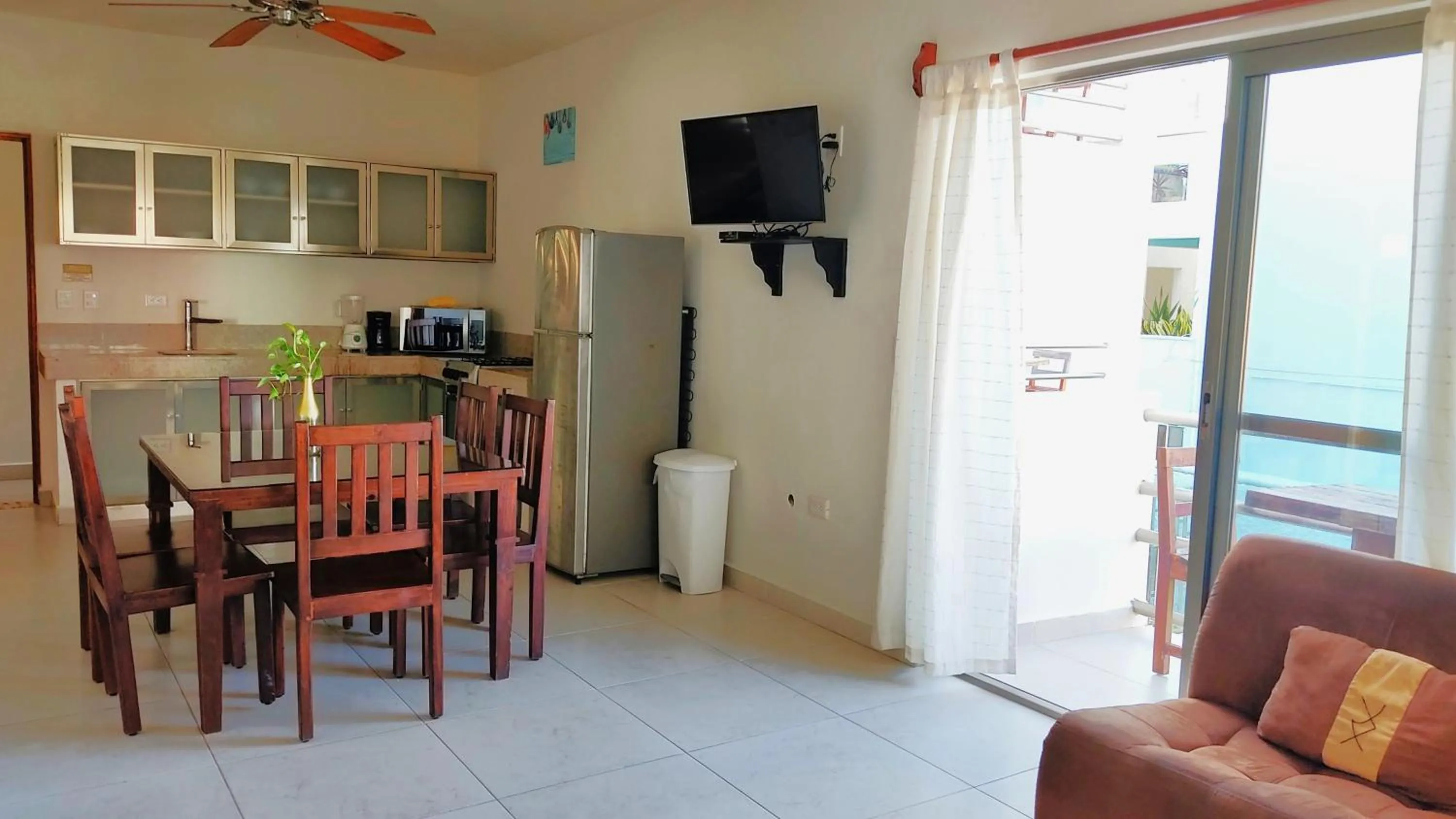 Kitchen or kitchenette in Arrecifes Suites