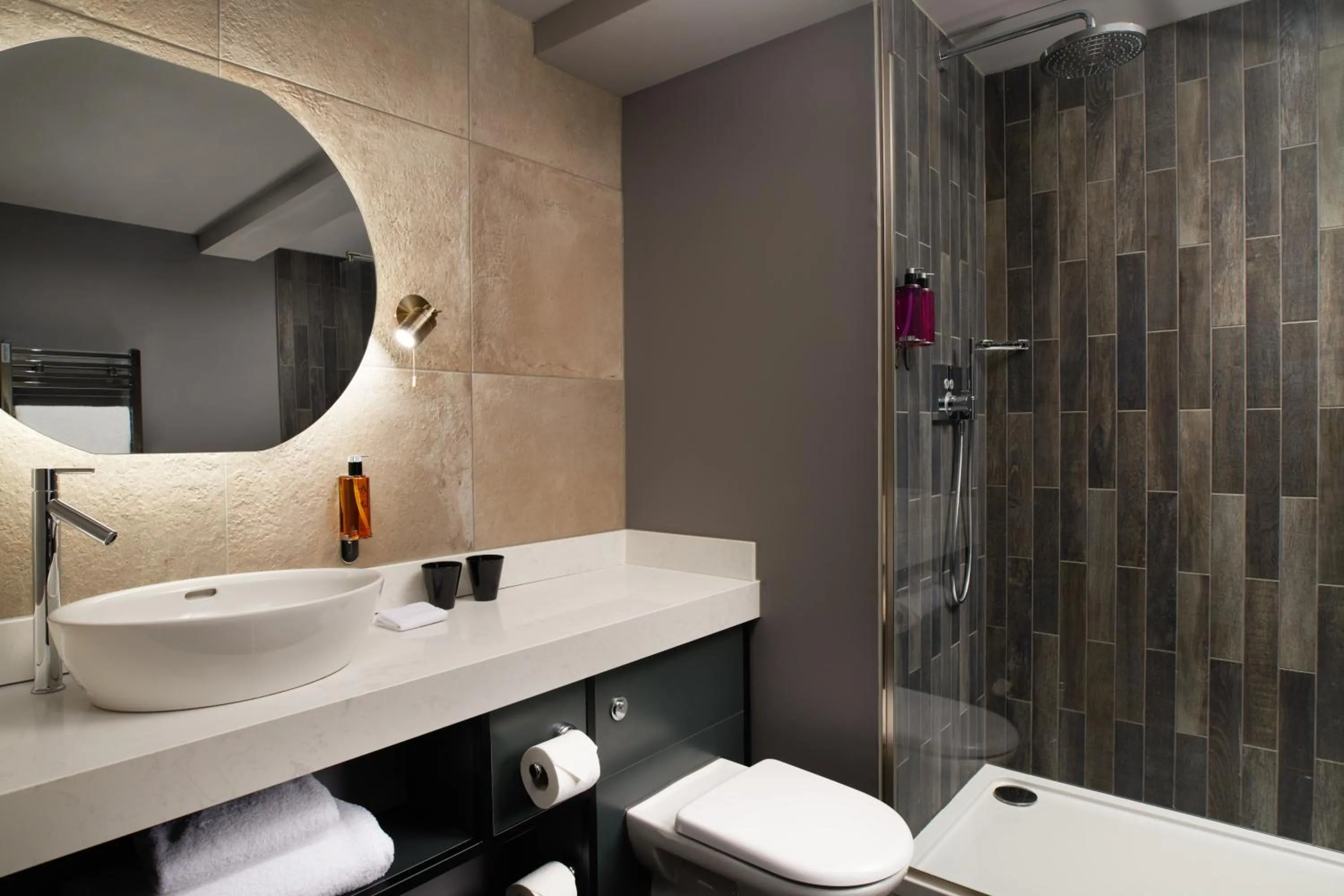 Bathroom in Malmaison Edinburgh City
