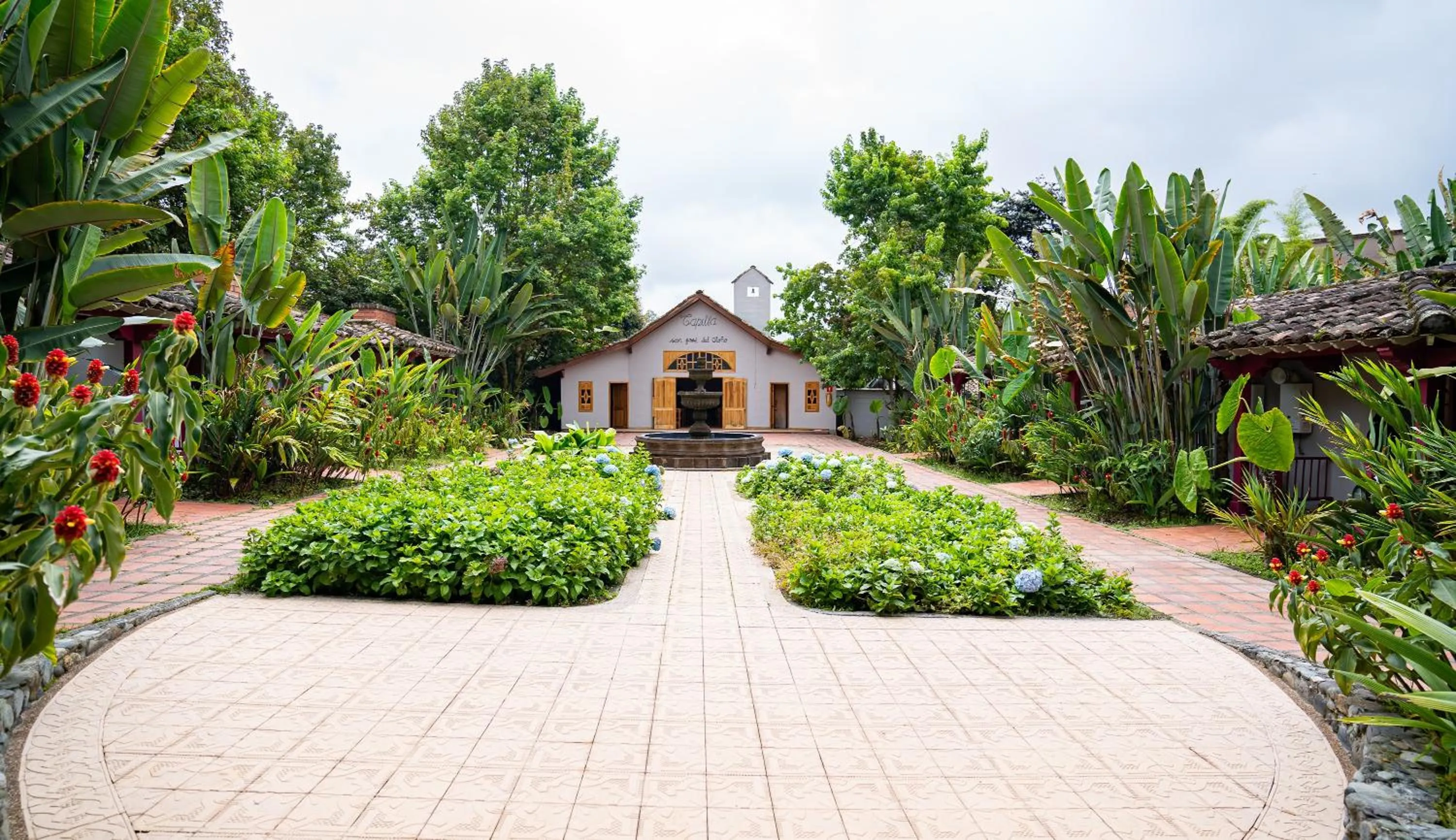 Patio in Termales El Otoño