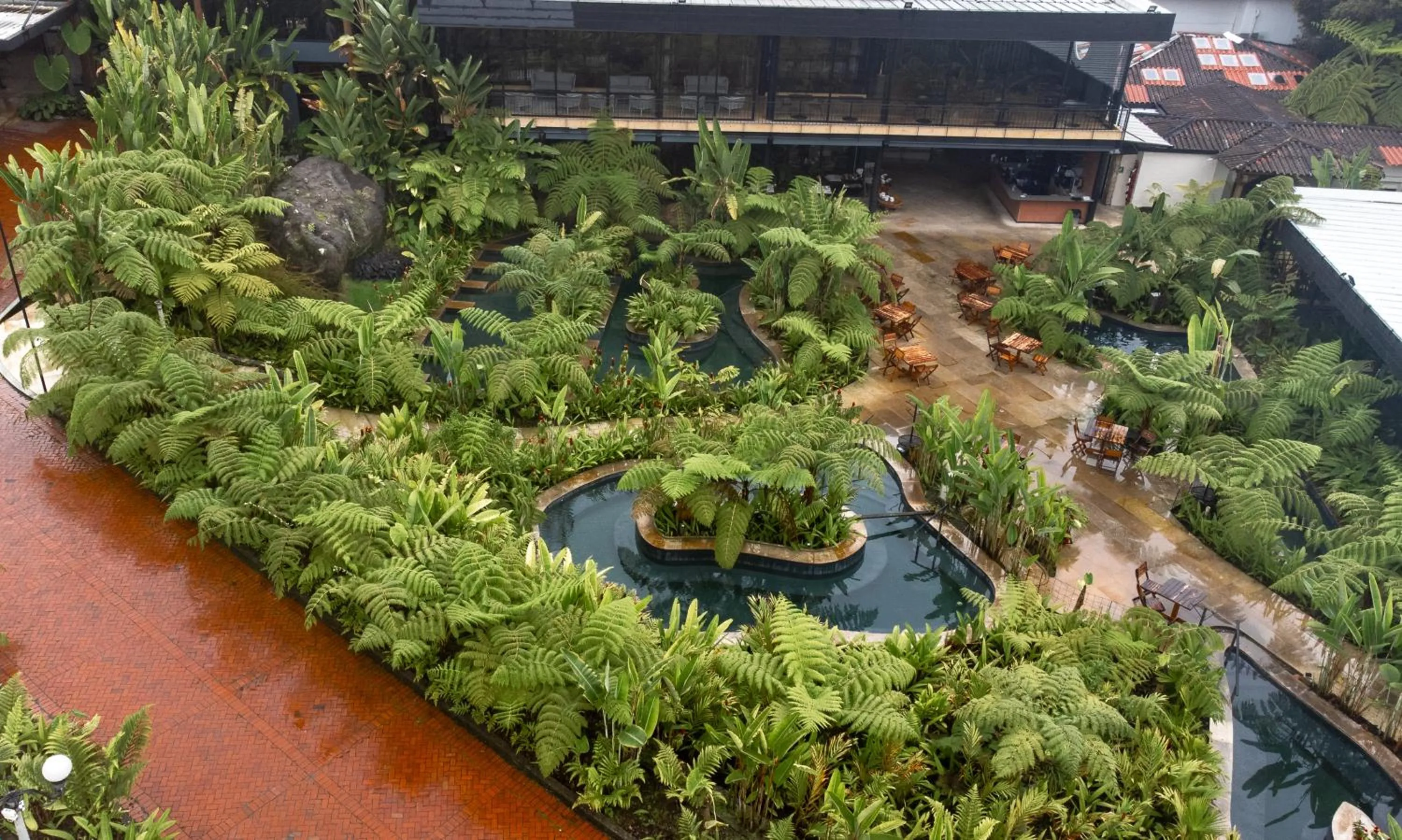 Bird's eye view in Termales El Otoño
