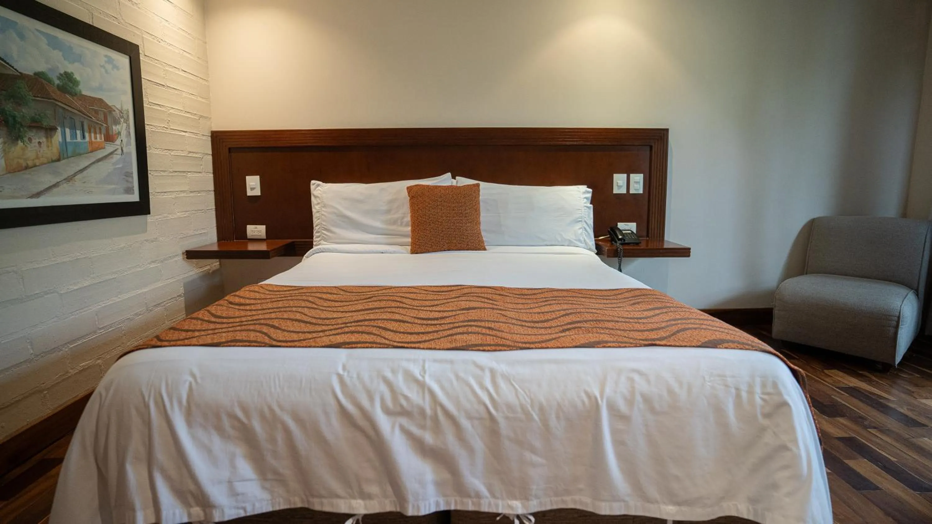 Bedroom, Bed in Termales El Otoño