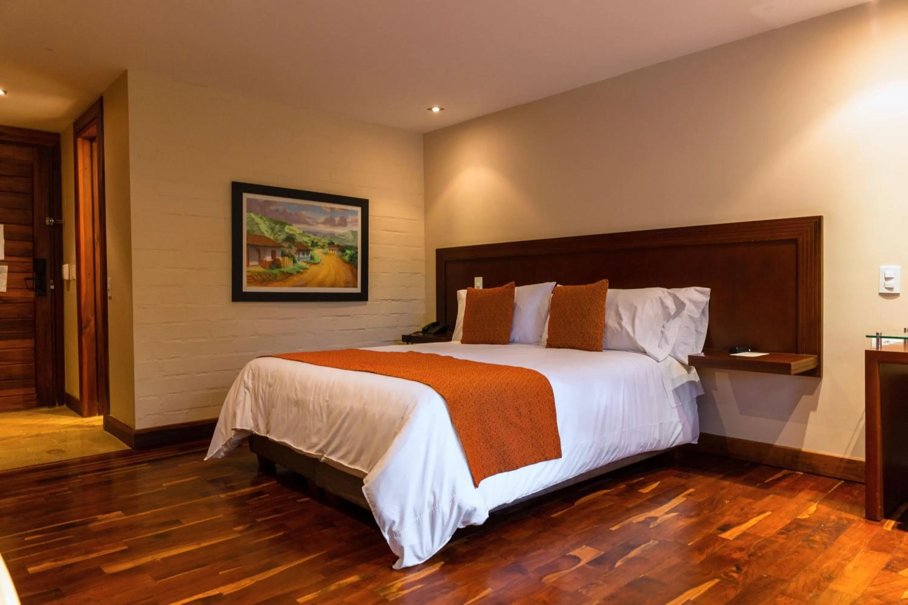 Bedroom, Bed in Termales El Otoño