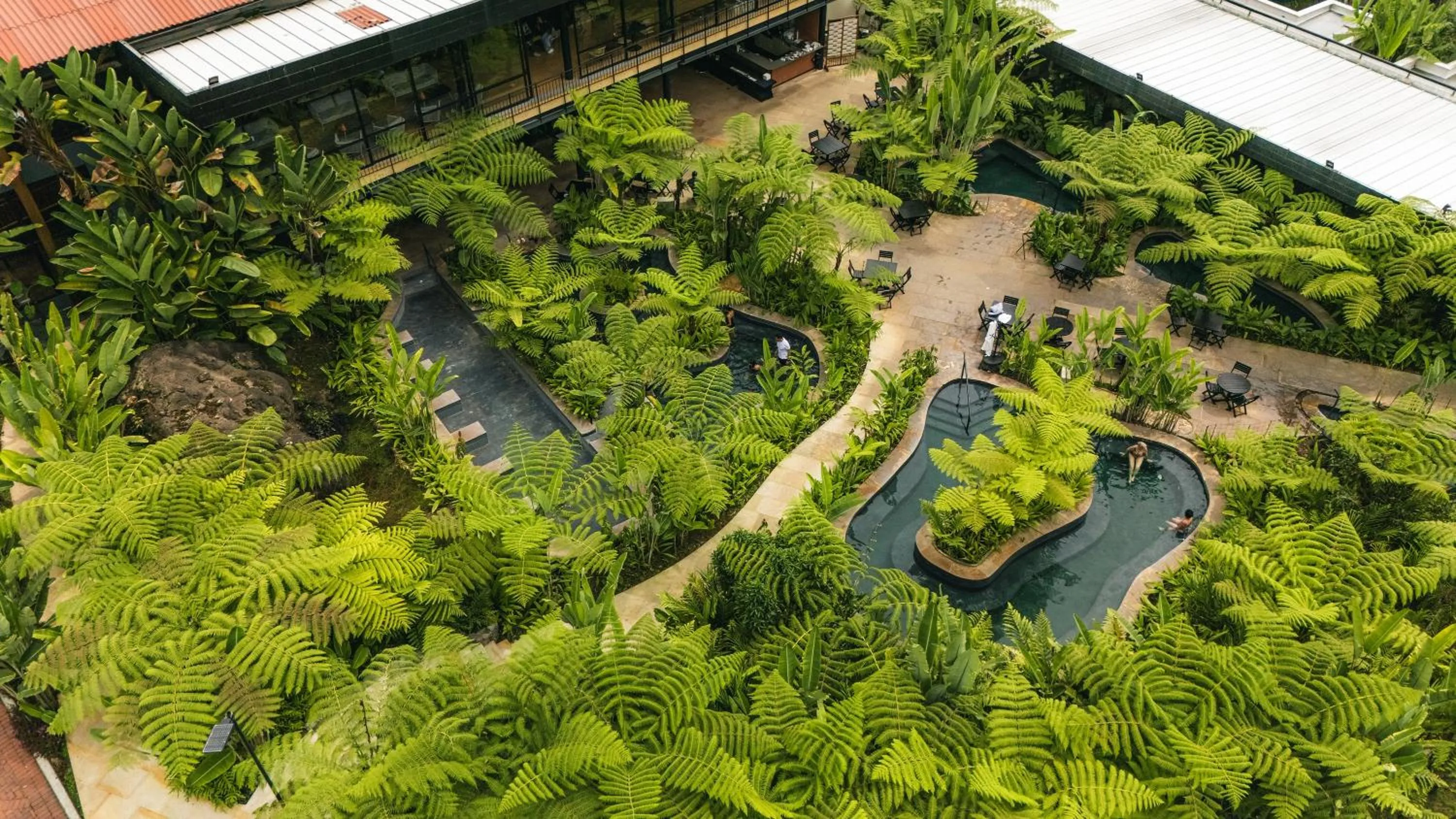 Bird's eye view in Termales El Otoño