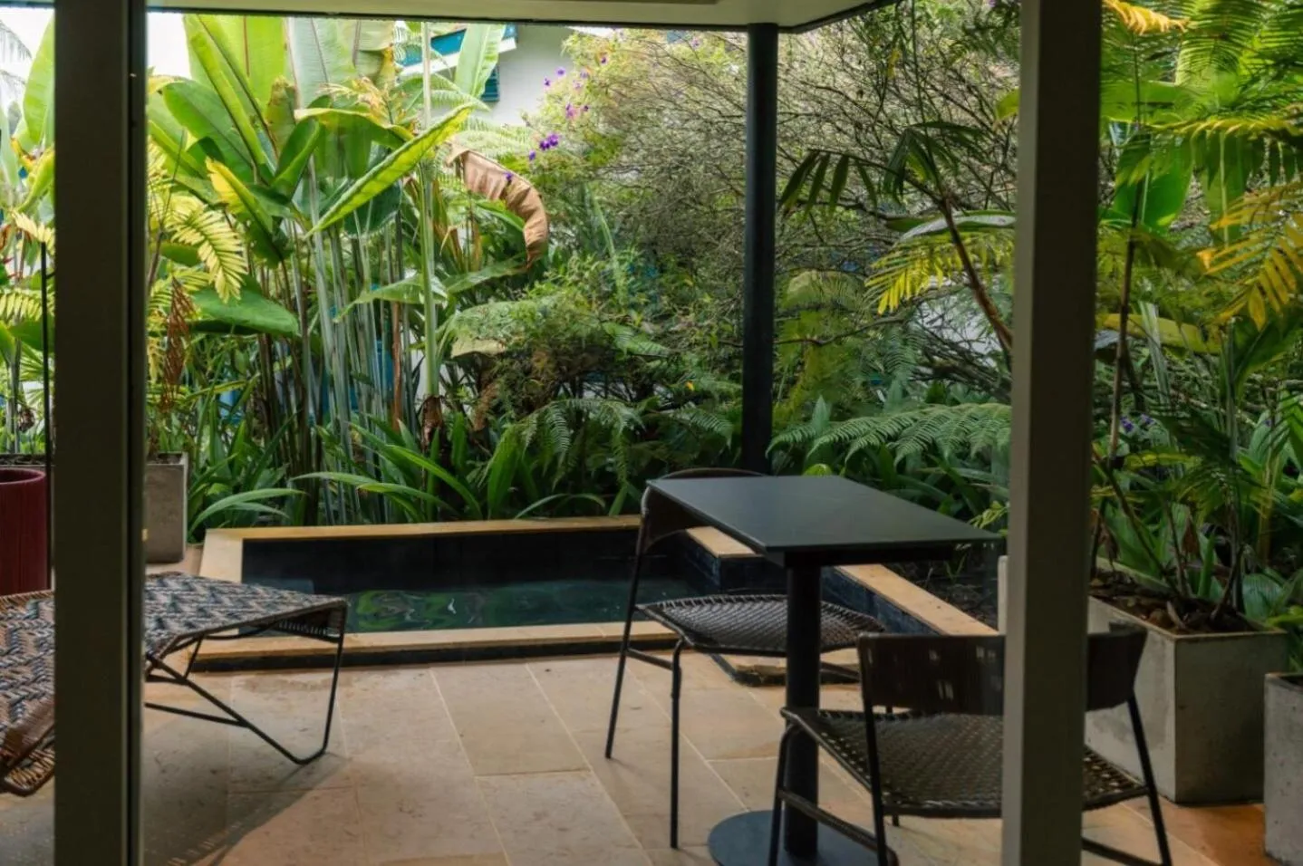 Garden in Termales El Otoño