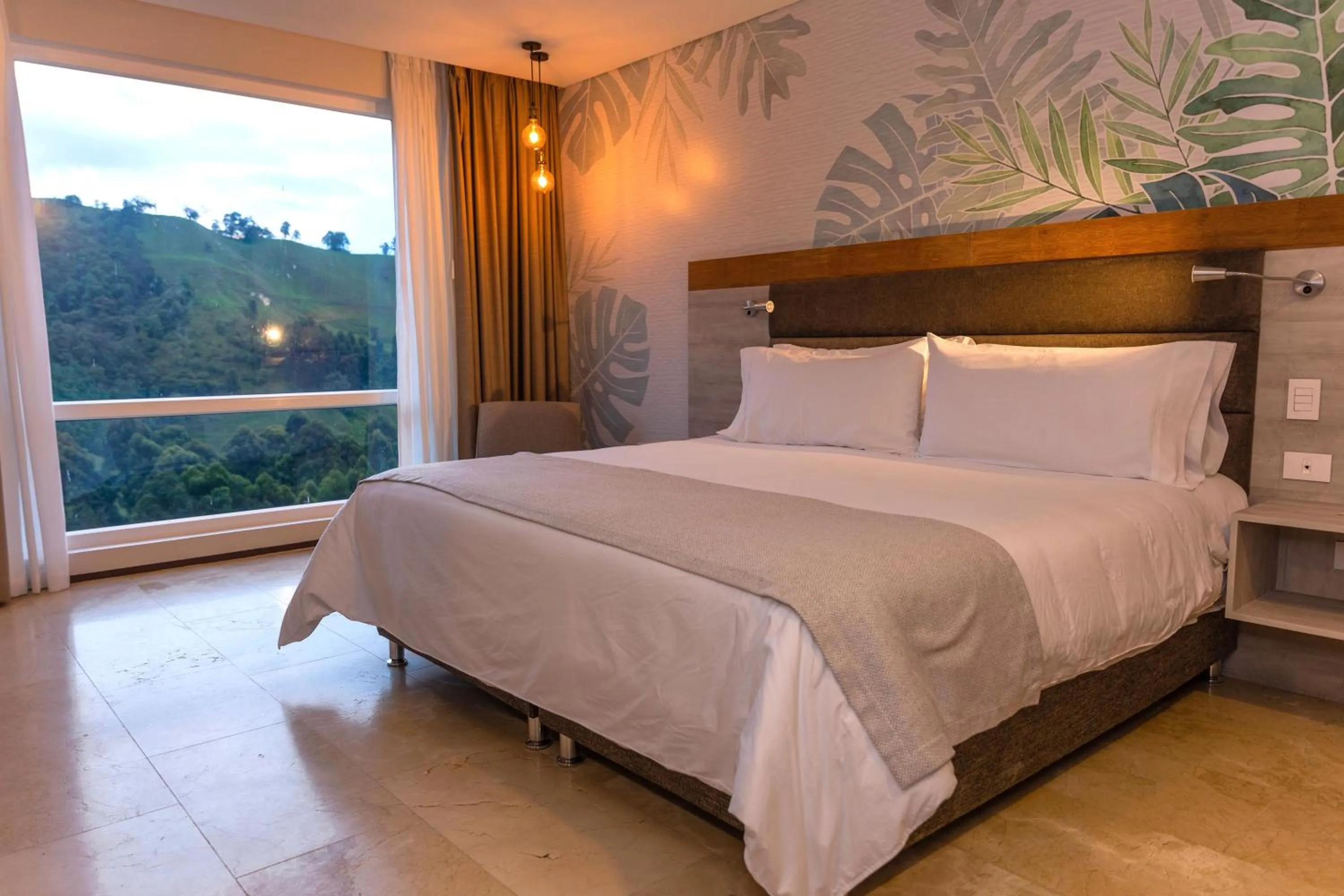 Bedroom, Bed in Termales El Otoño