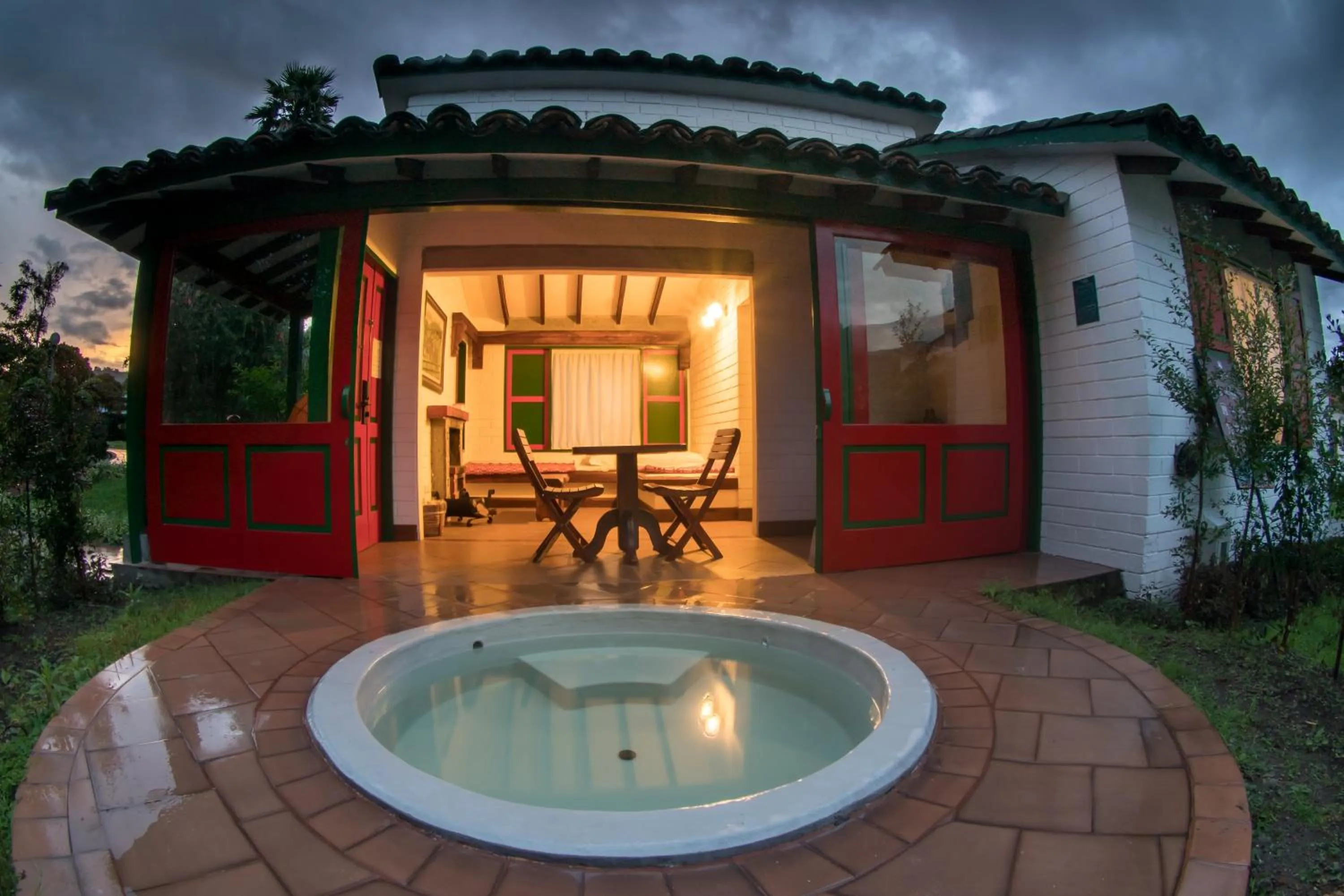 Patio in Termales El Otoño
