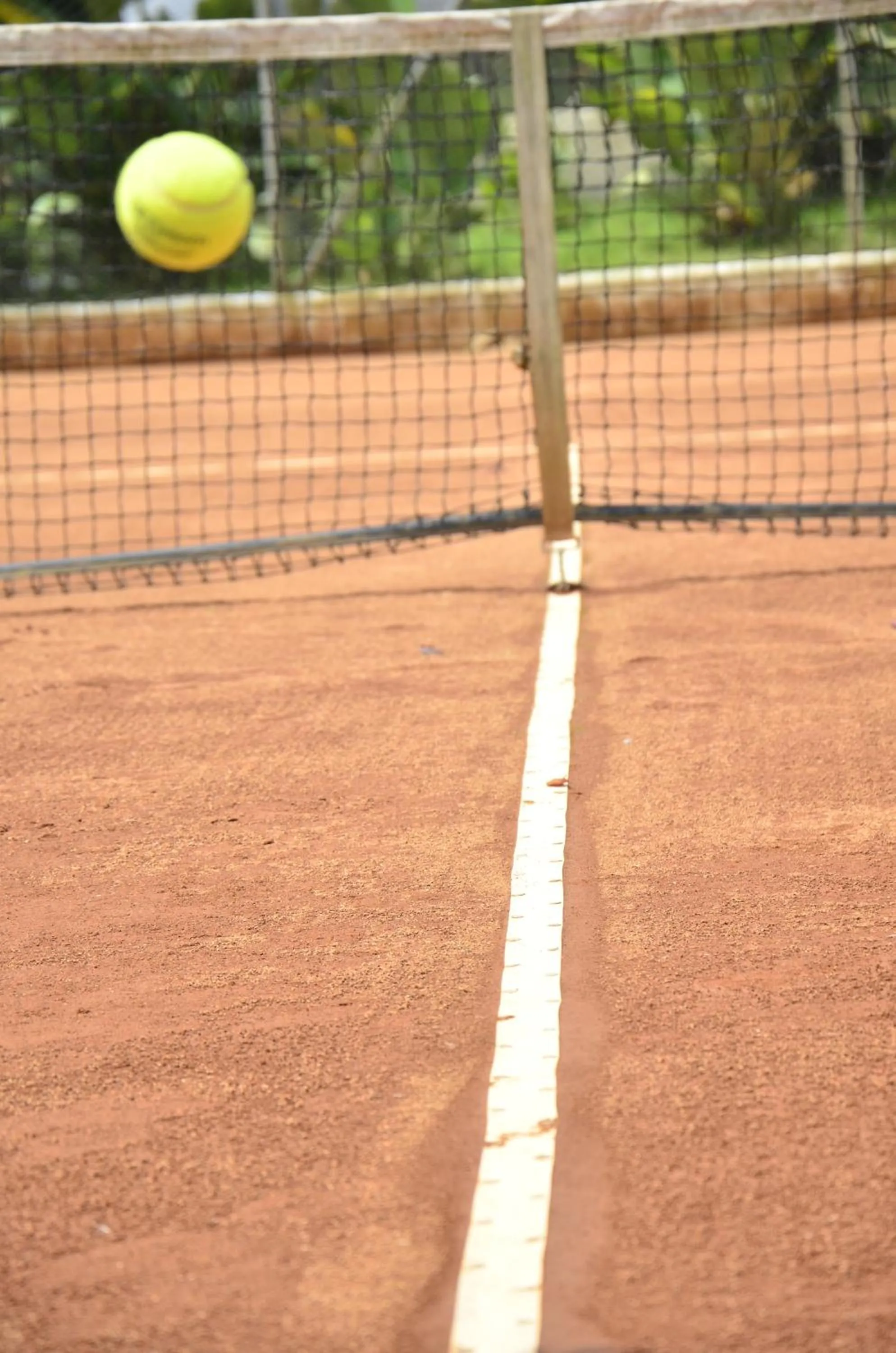 Tennis court in Termales El Otoño