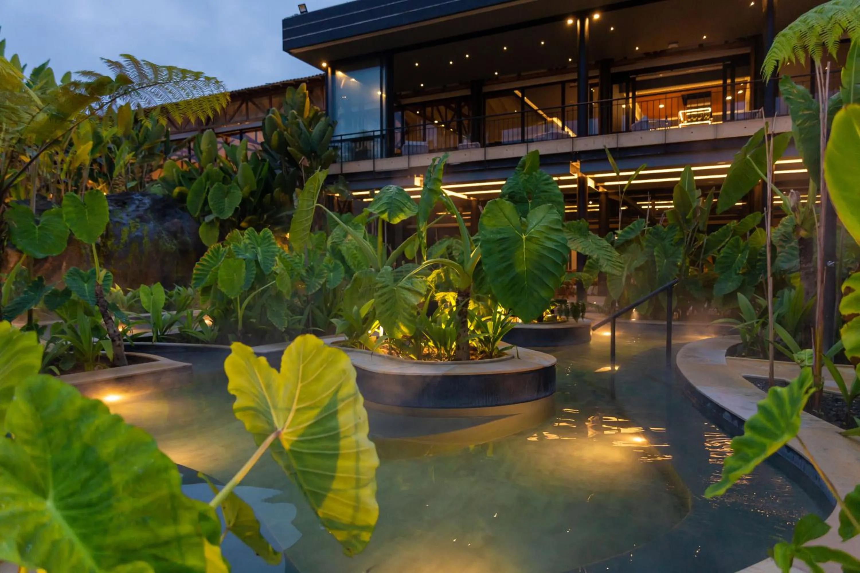 Pool view in Termales El Otoño