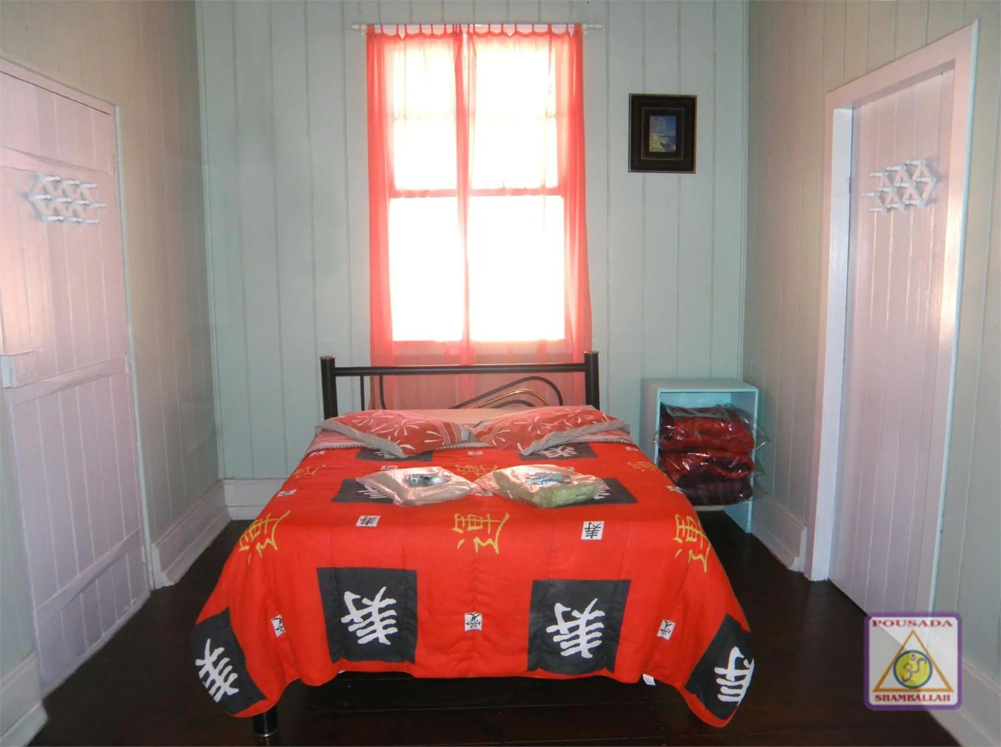 Bed in Pousada Shamballah Paranapiacaba