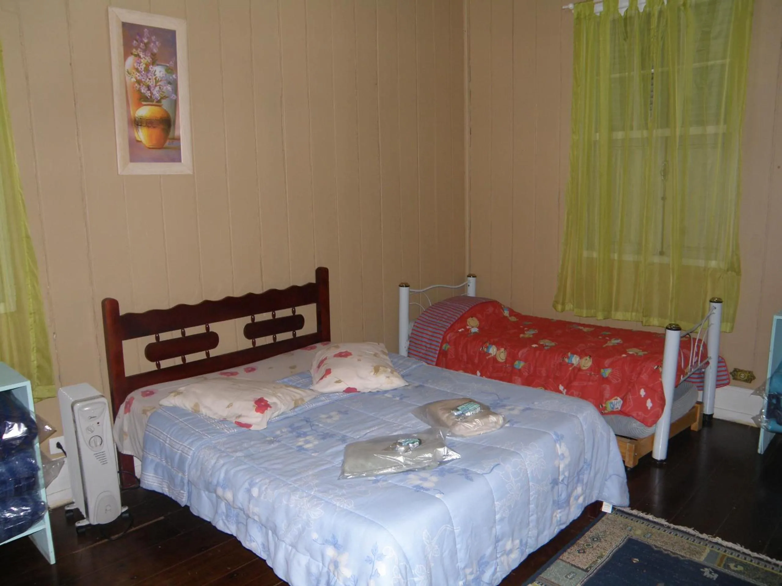 Bed in Pousada Shamballah Paranapiacaba